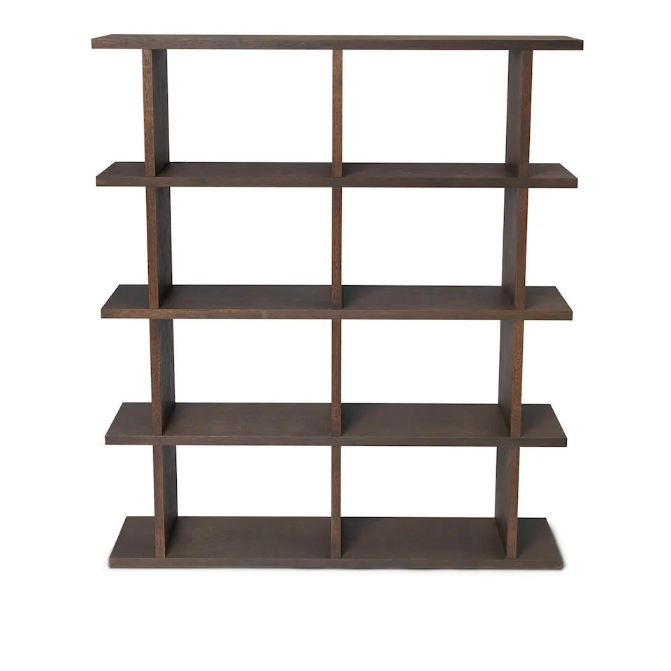 Kona bokhylle 2 x 4 hyller
