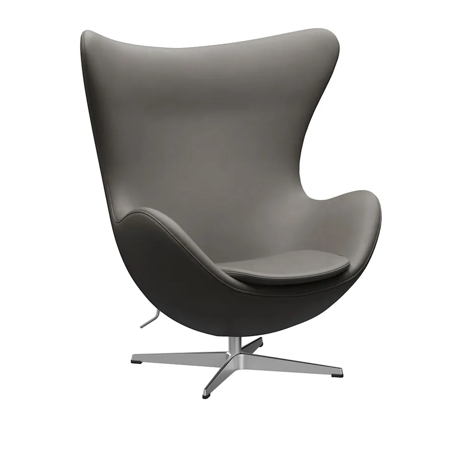 3316 Egget lenestol Satin Polished