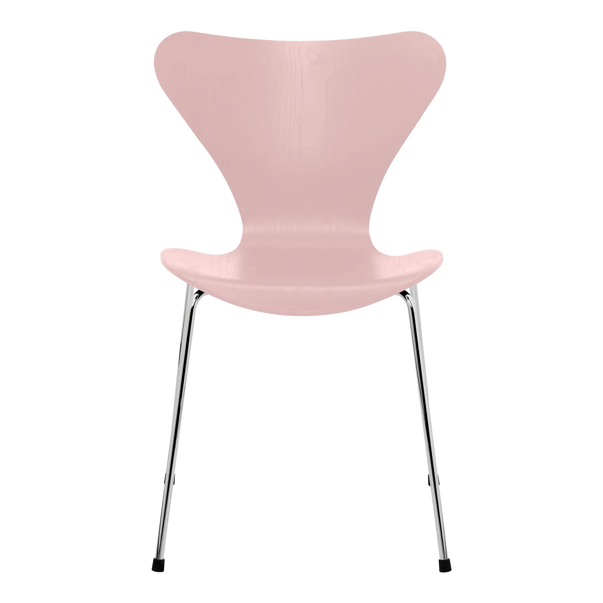 Series 7 stol 3107 askfiner stålram krom - Fritz Hansen - Arne Jacobsen - NO GA