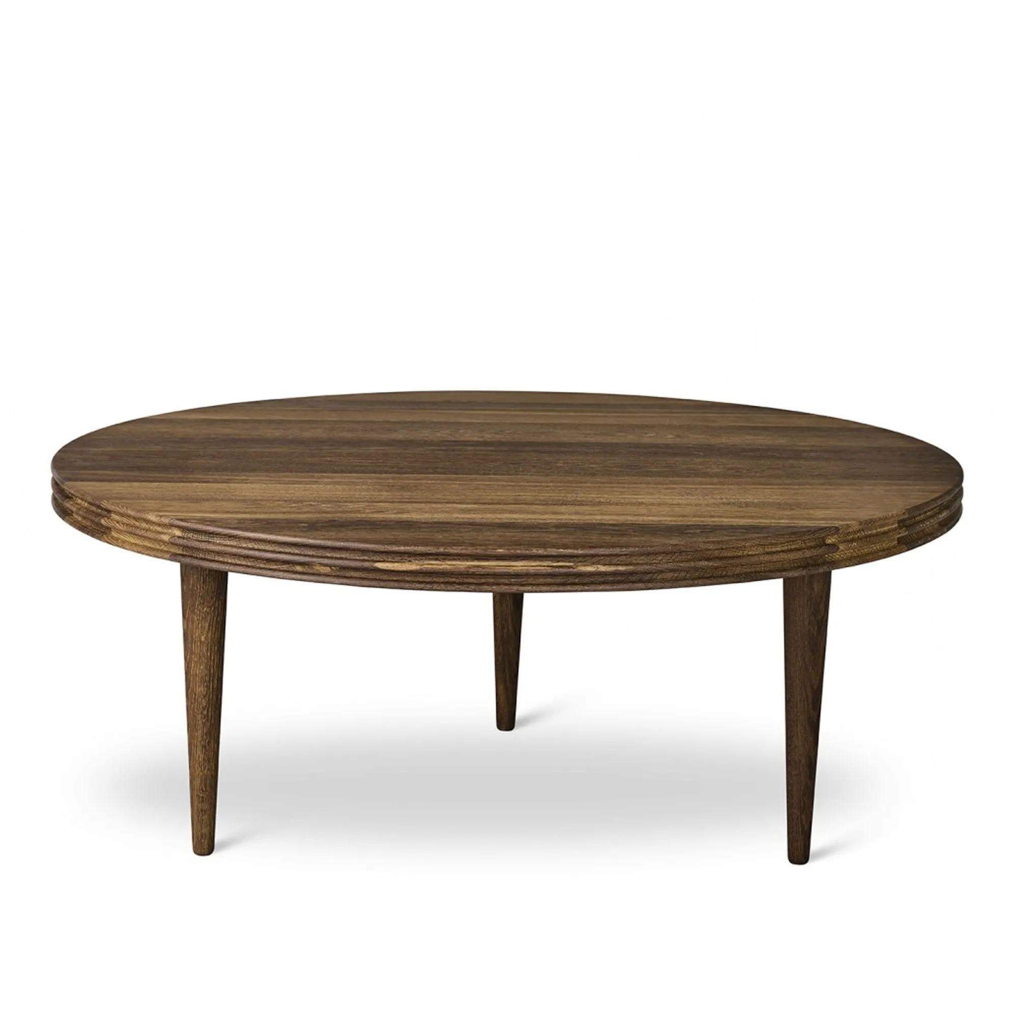 Groove sofabord 60 cm valnøtt - 1