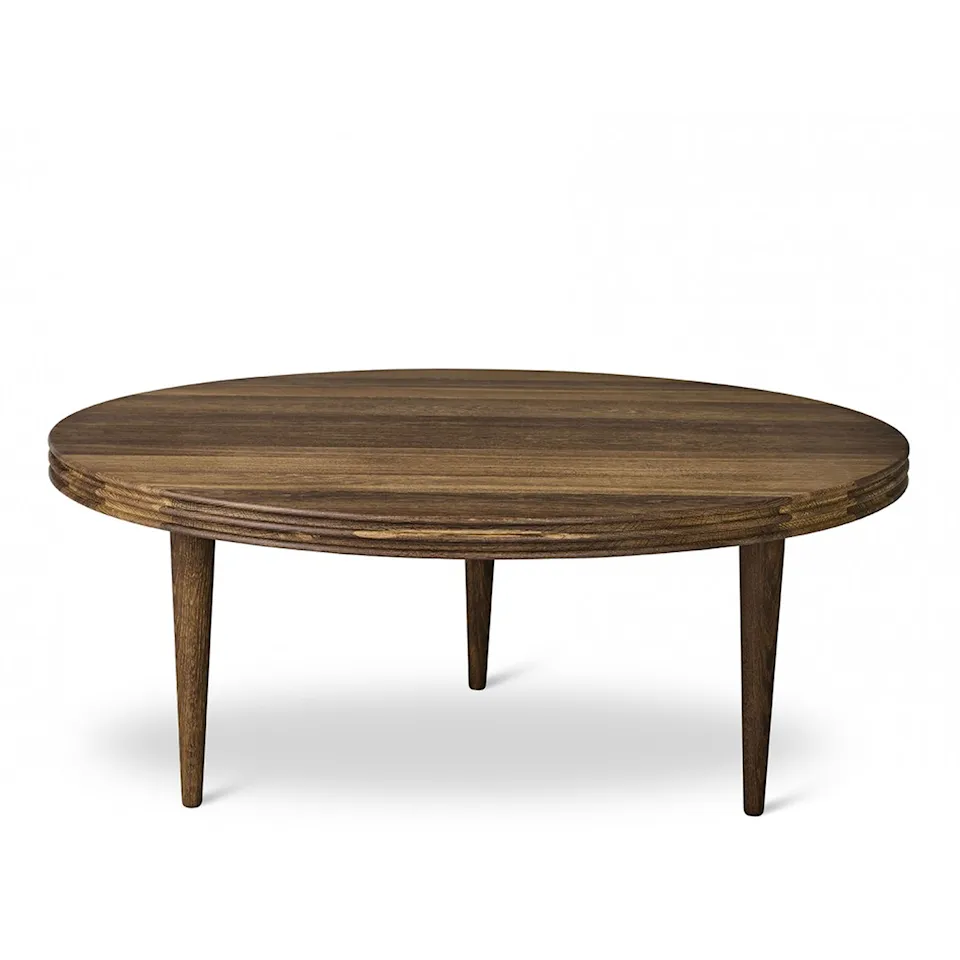 Groove sofabord 60 cm valnøtt