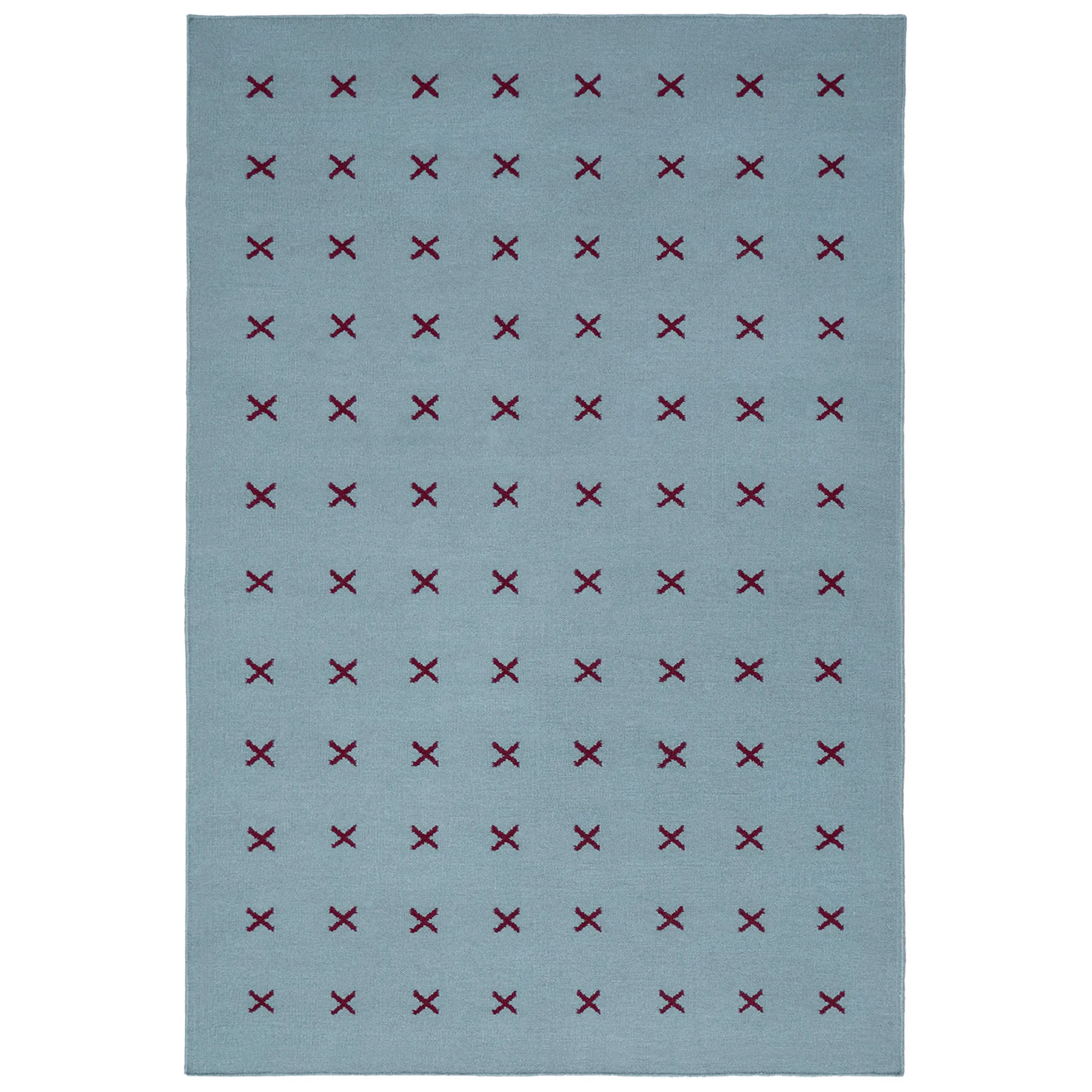 Cross Blue/Burgundy ullteppe - 1