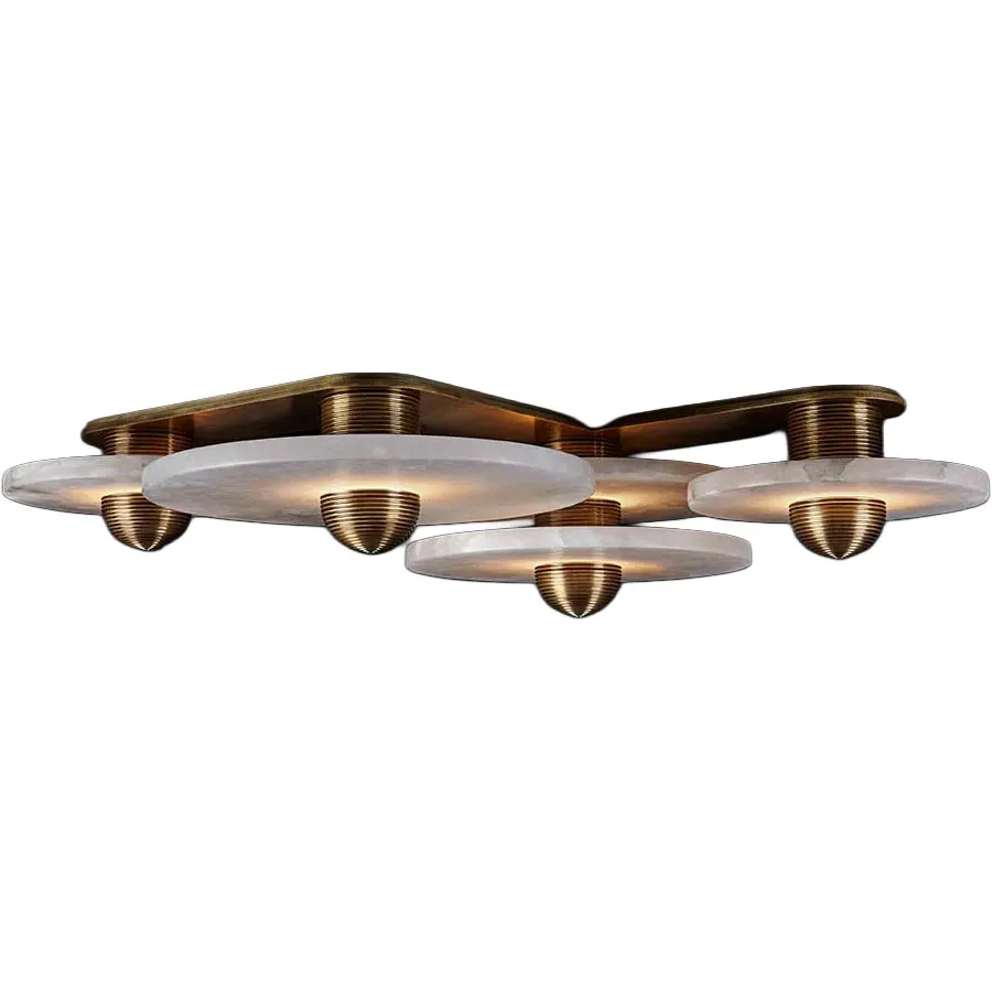 Median : 4 Surface - Aged Brass  - 4