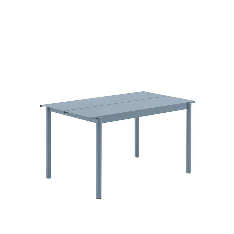 Linear Steel Table 140 cm Pale Blue