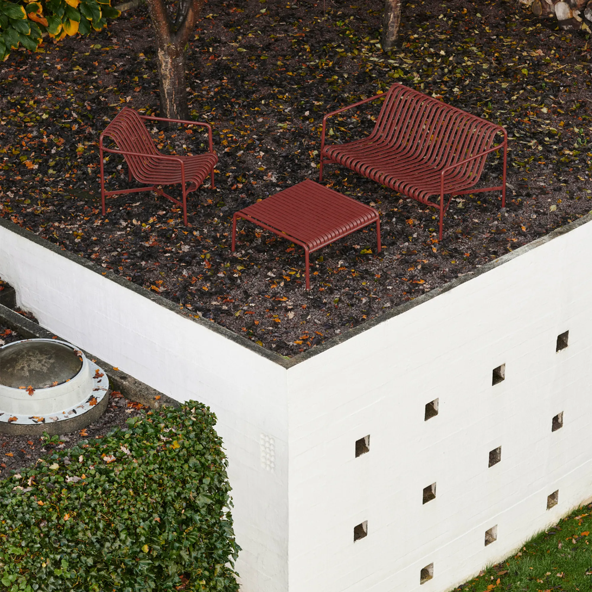 Palissade lavt hagebord 82 x 86 cm - 2
