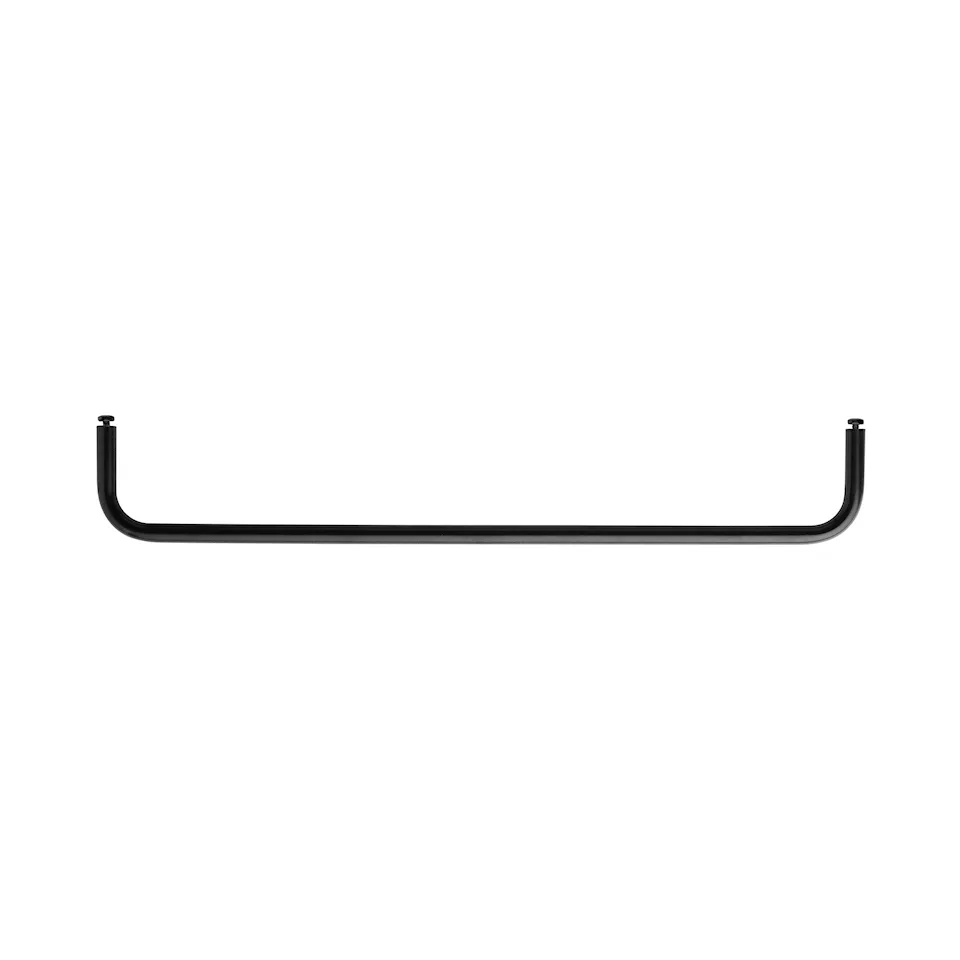 Stang for metallhylleplater 58cm svart