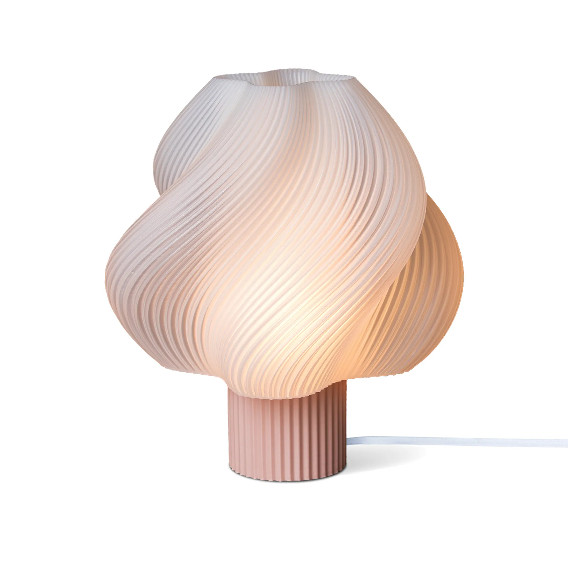 Soft Serve Table Lamp Grande - Wild Strawberry - Crème Atelier - NO GA