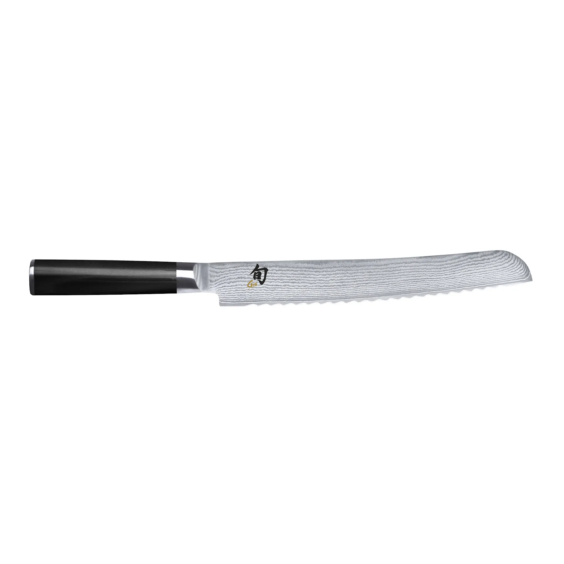 Shun Classic Brødkniv 23 cm, Svart skaft - KAI - NO GA