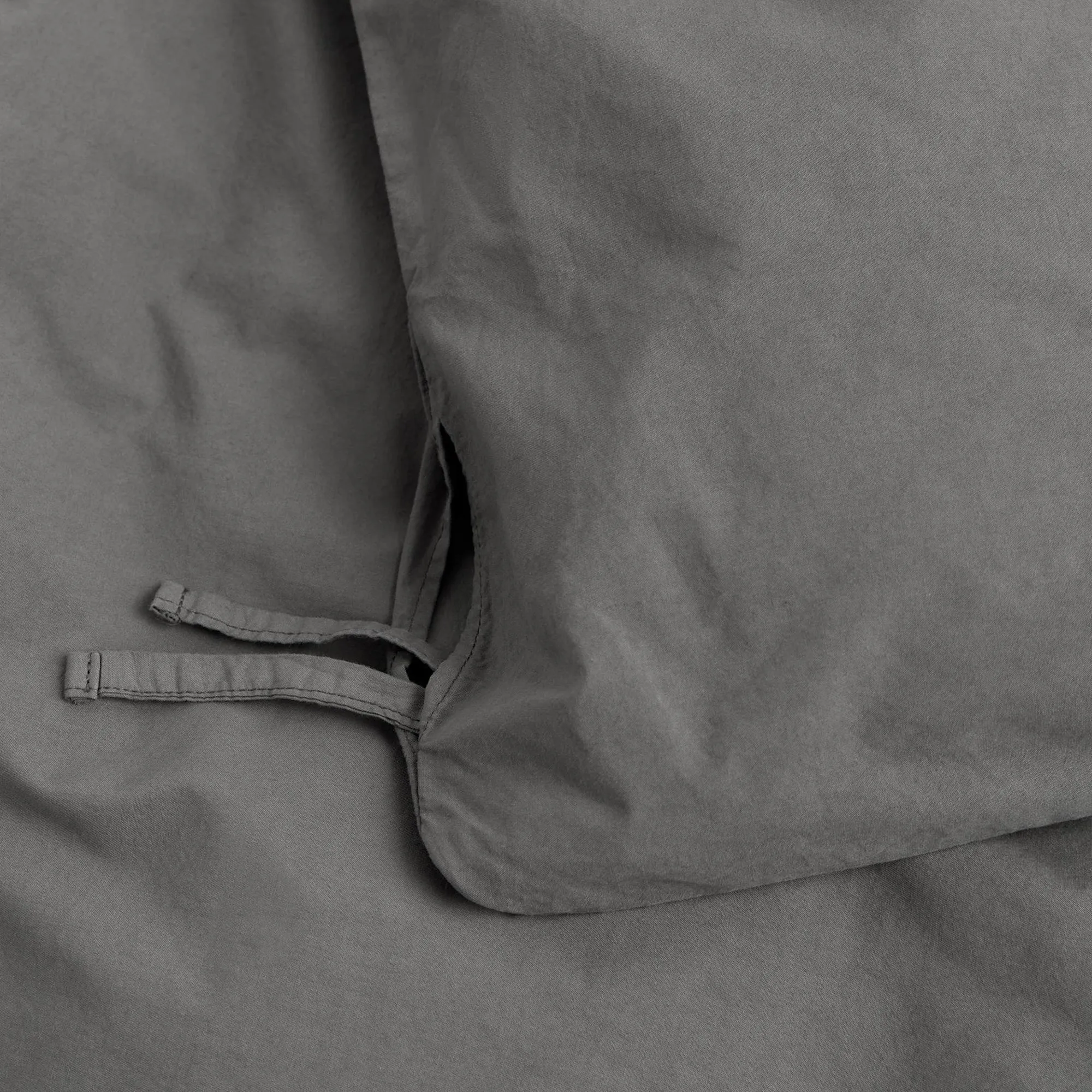 Percale Solid Dark Taupe dynetrekk - 3