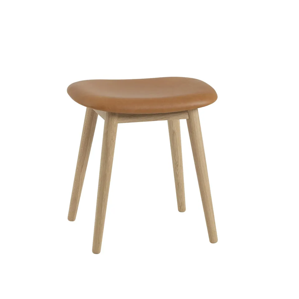 Fiber Stool - Wood Base