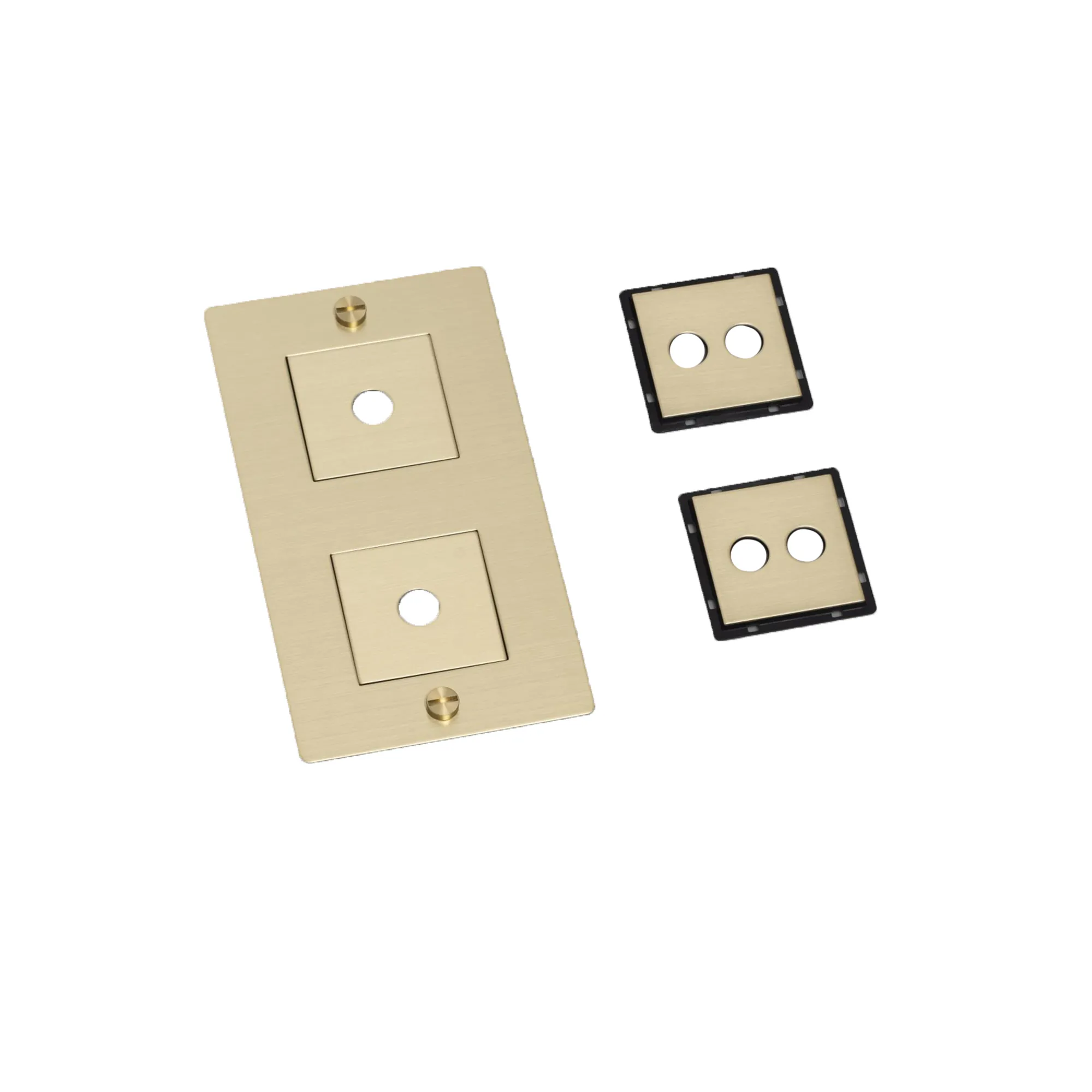 2G Wall Plate Vertical With Infills - 1