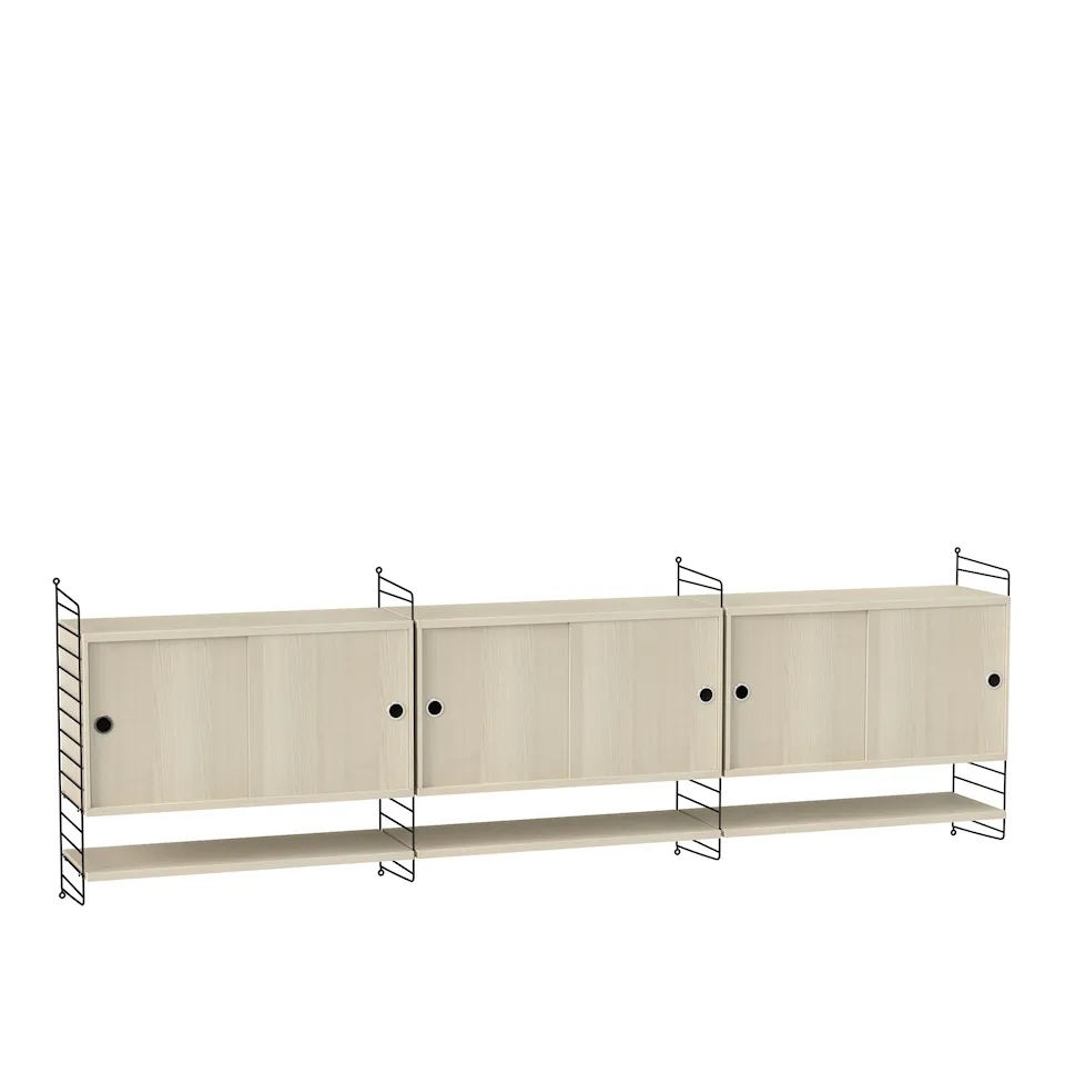 Stue hyllesystem E ask/svart