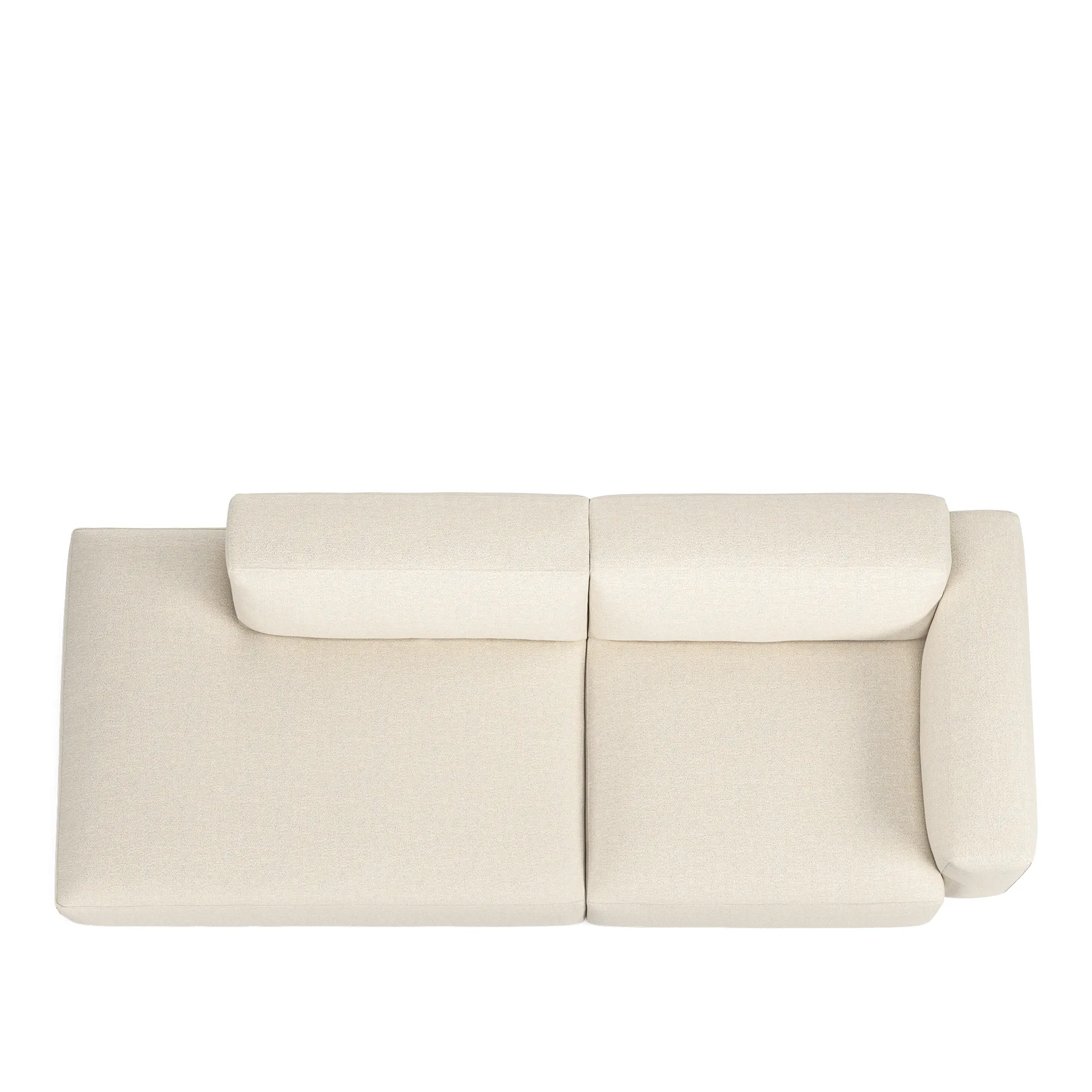 Brick 2-seters sofa åpen ende venstre - 8