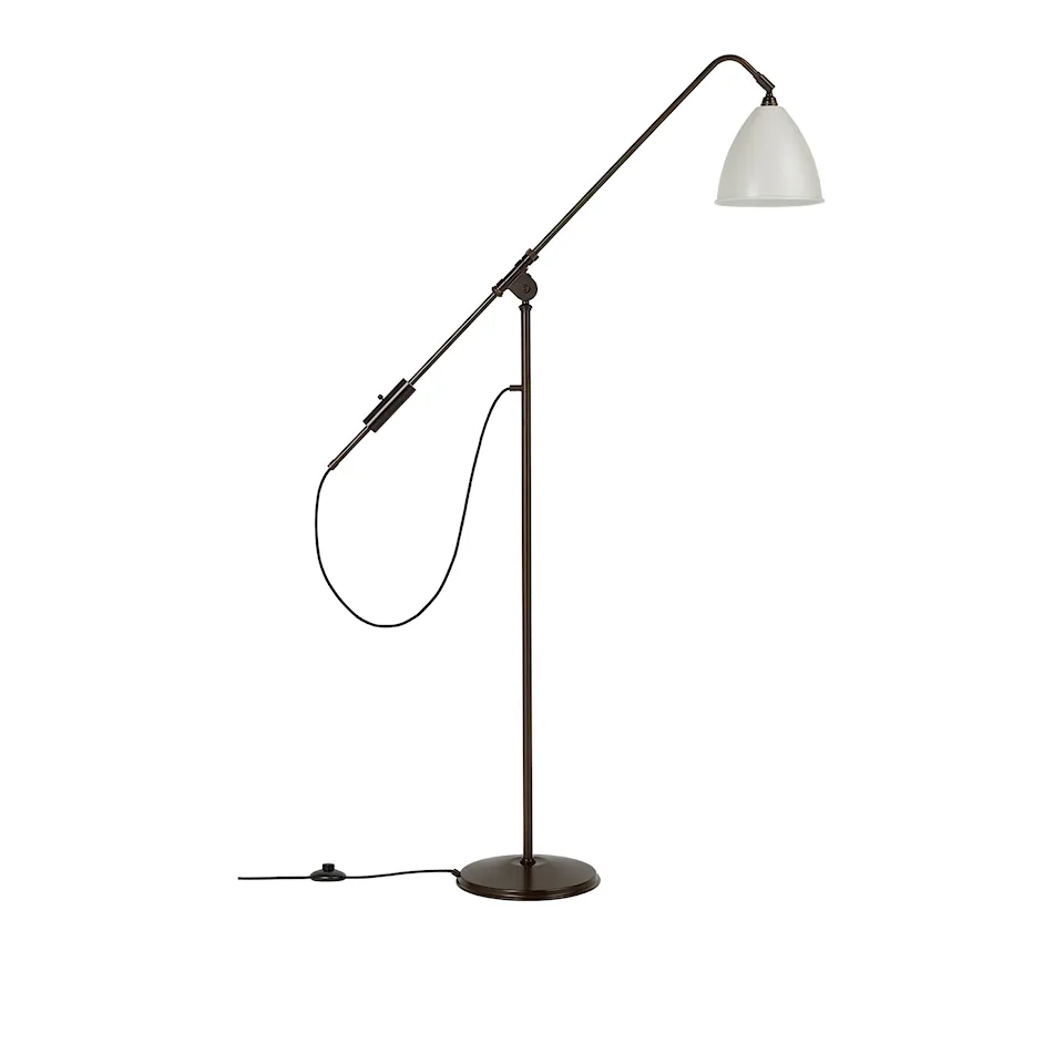 Bestlite BL4 gulvlampe svart messing
