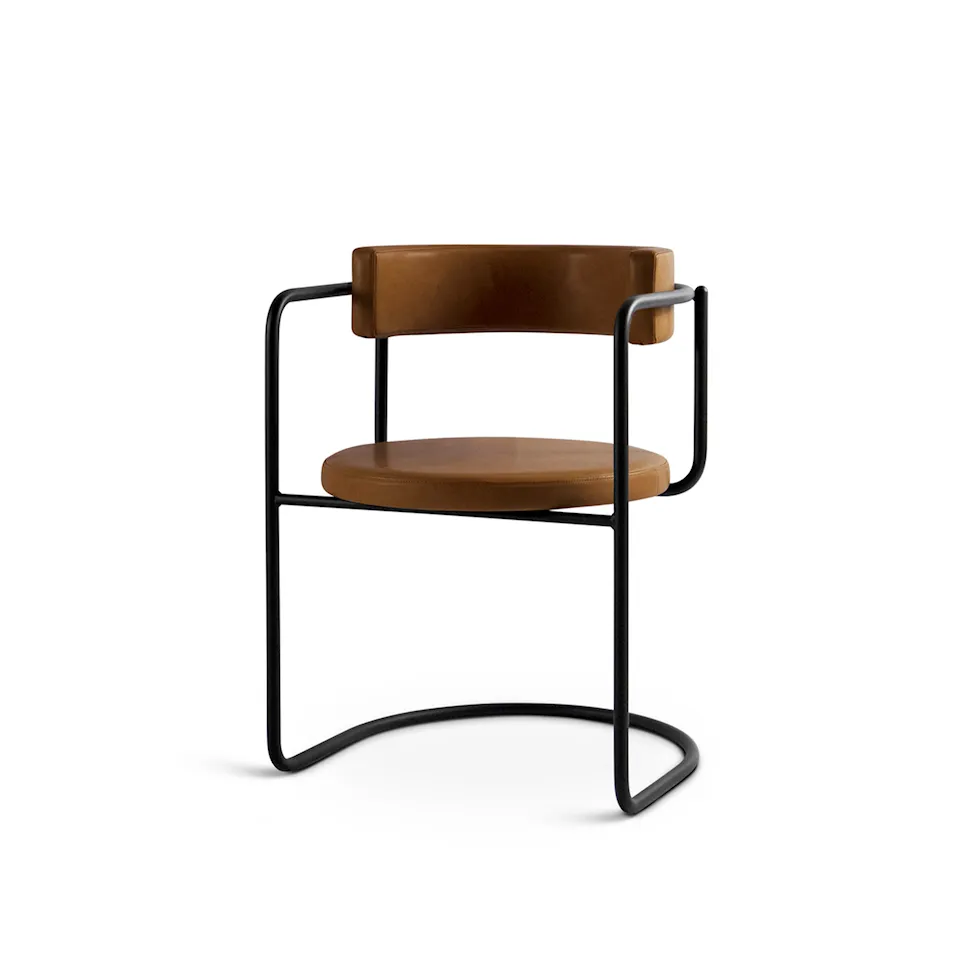 FF Cantilever Chair Cubic Black Legs