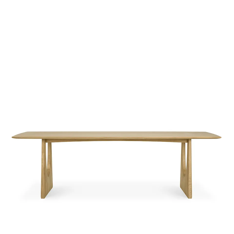 Geometric Dining Table Oak