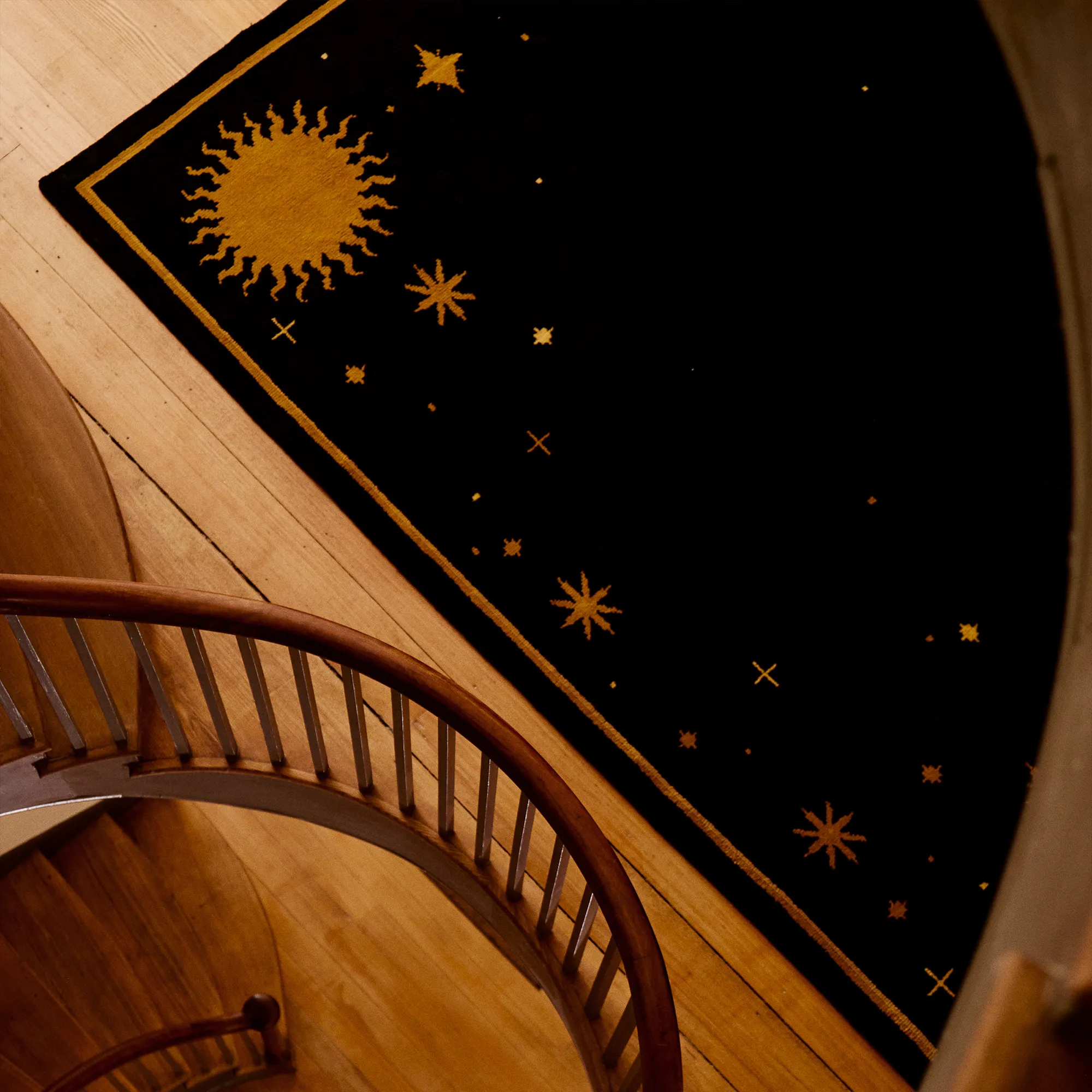 Celestial Deep Navy/Ochre ullteppe - 3