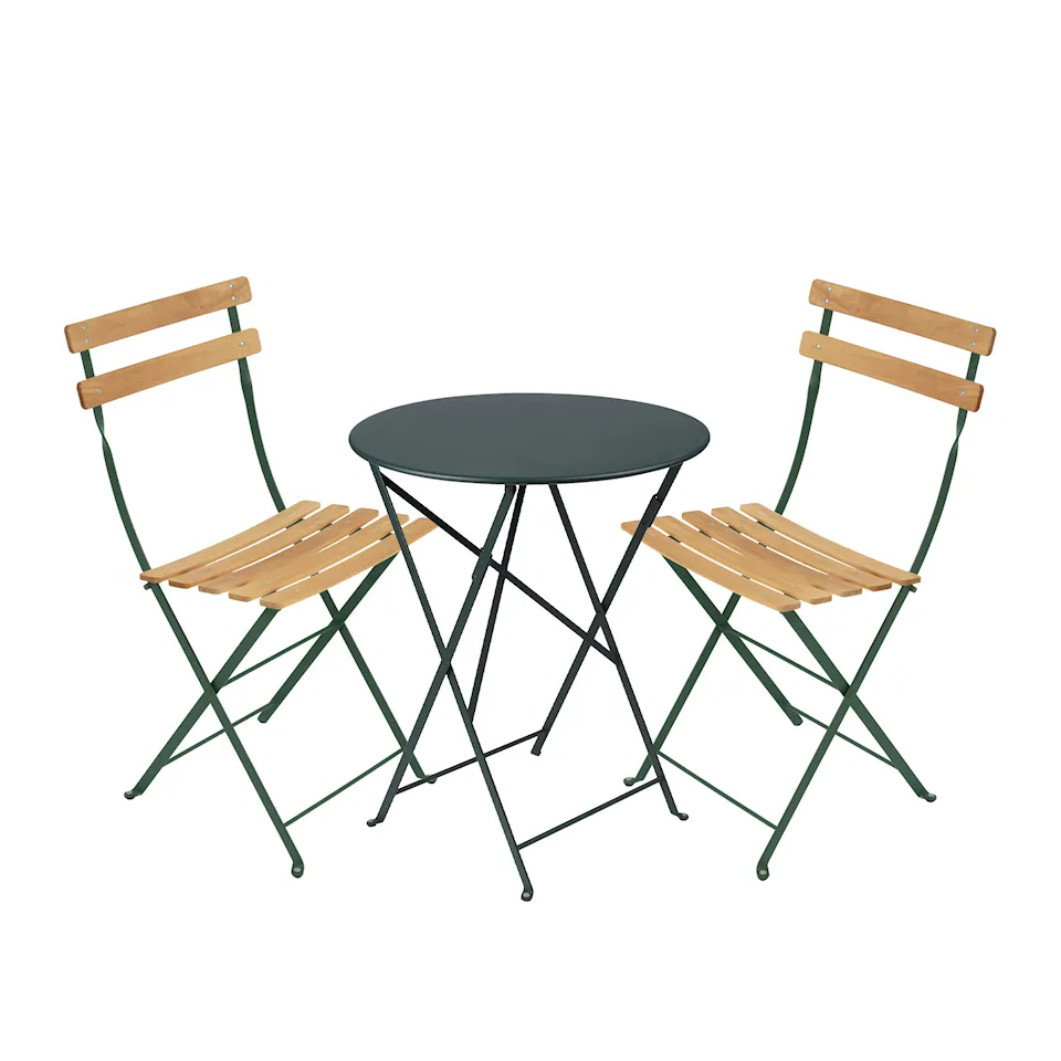 Bistro spisegruppe Ø60cm & 2 tre stoler