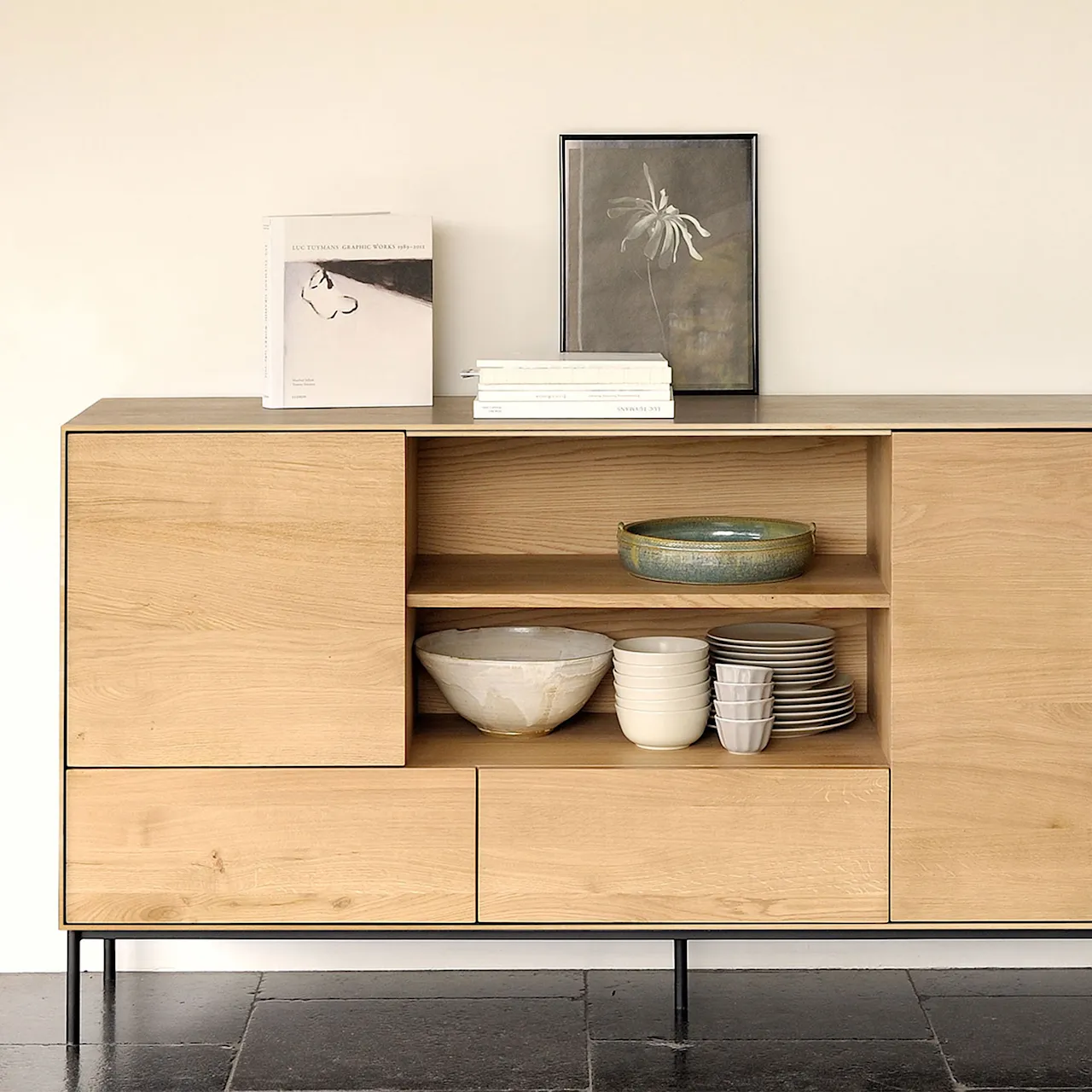 Whitebird Sideboard, Eik, 3 dører