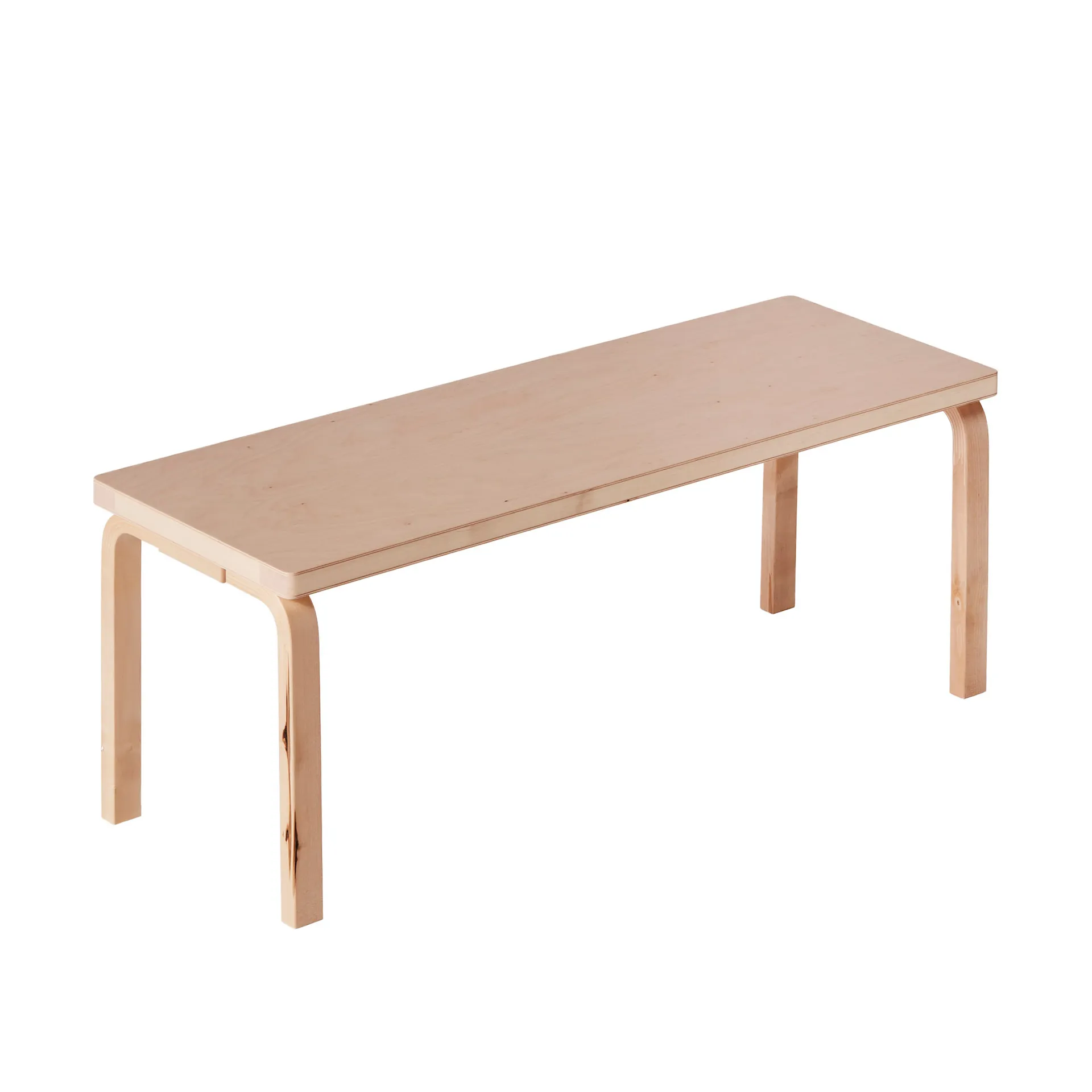 Spesialutgave av Bench 153A Wild Birch, signert Formafantasma - Artek - Alvar Aalto - NO GA