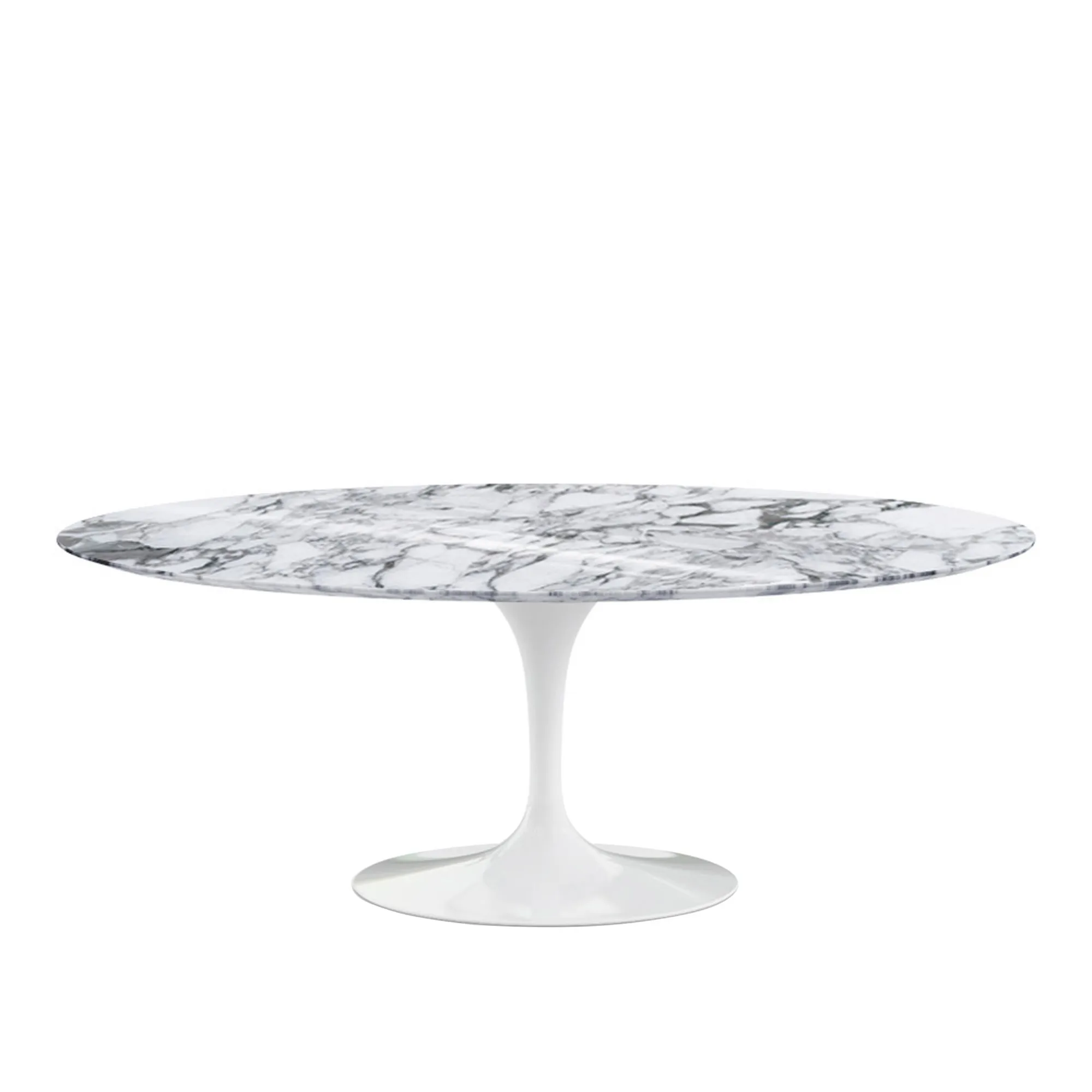Saarinen Oval spisebord 198 cm White - 1