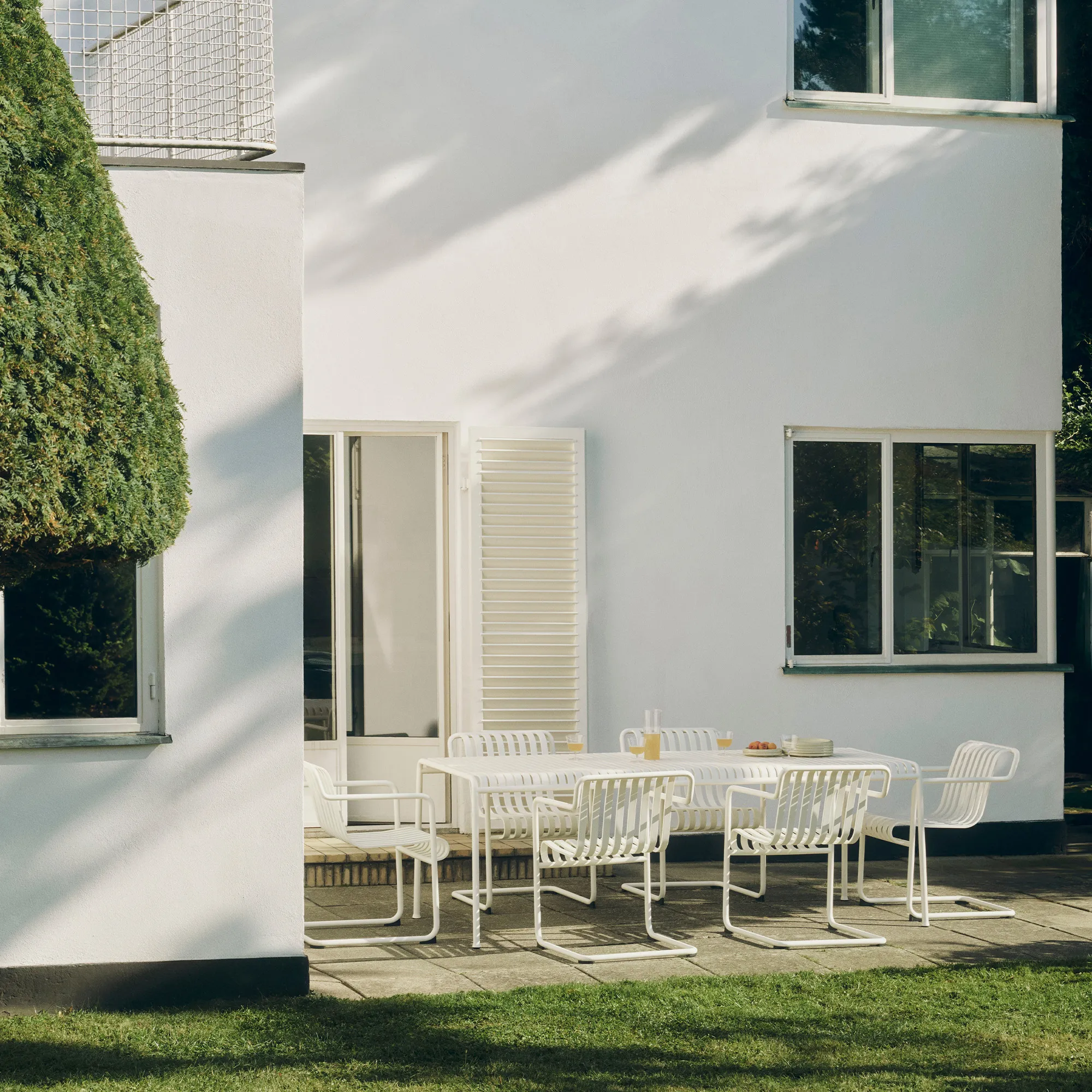 Palissade Cantilever utendørs spisestuestol - 10