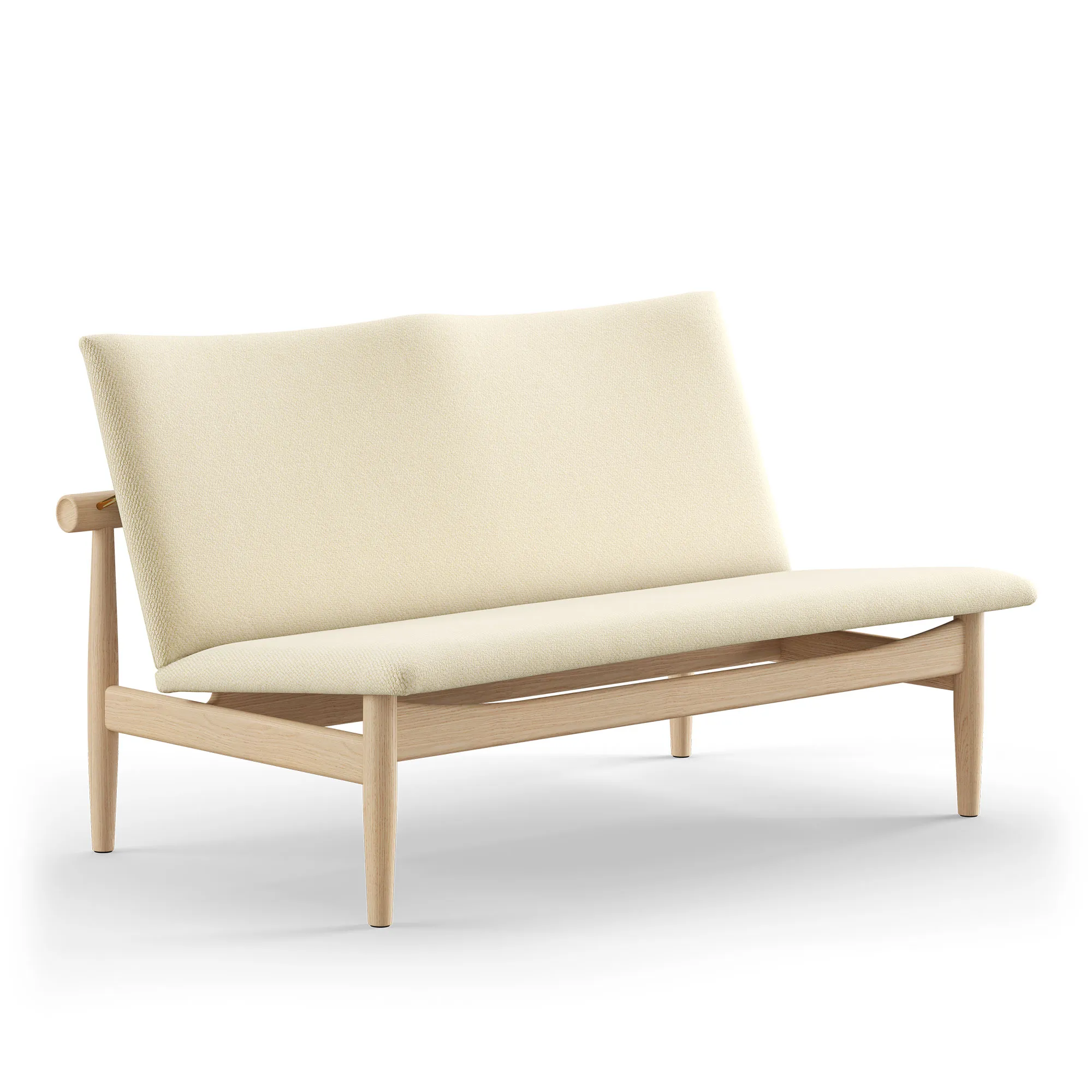 Japan sofa 2-seter Clear oiled oak - 1