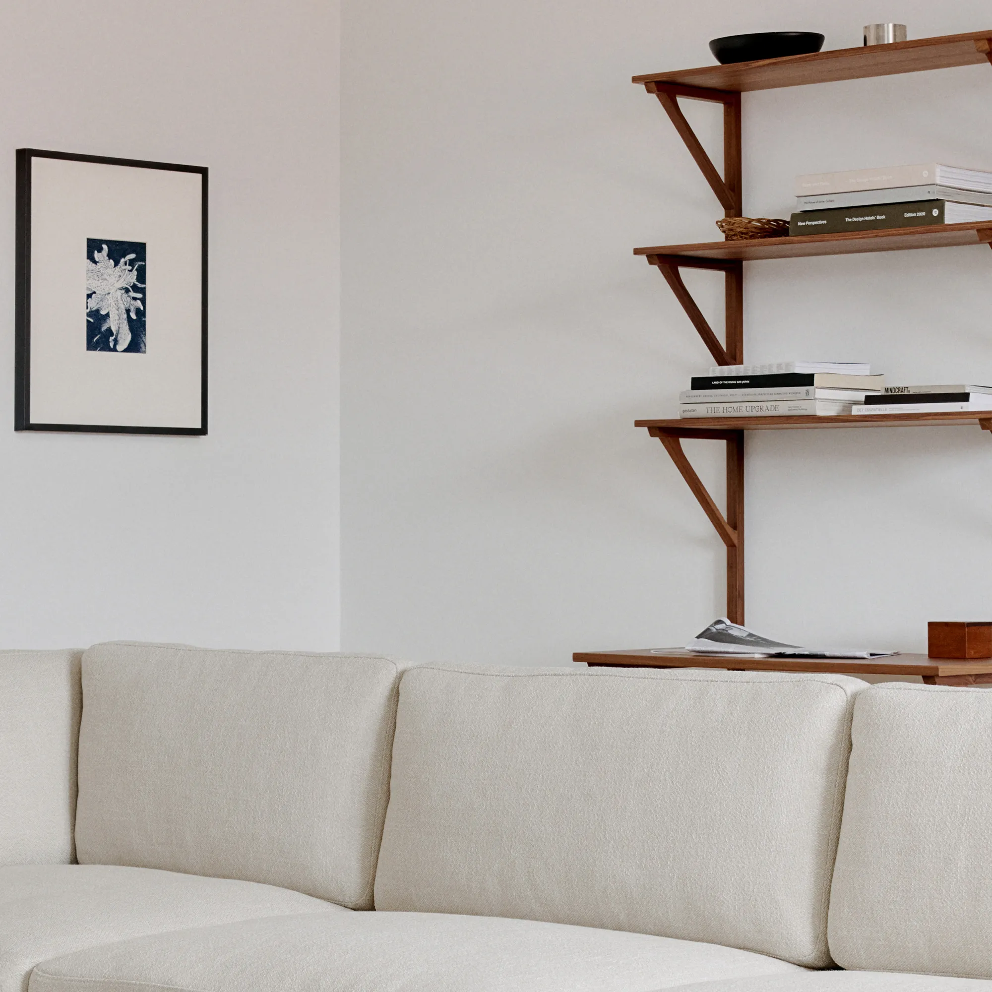 BM29 vegghylle 78 cm 3 hyller og skrivebord - 11