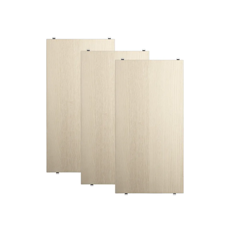Hylleplate 58x30cm 3-pack ask