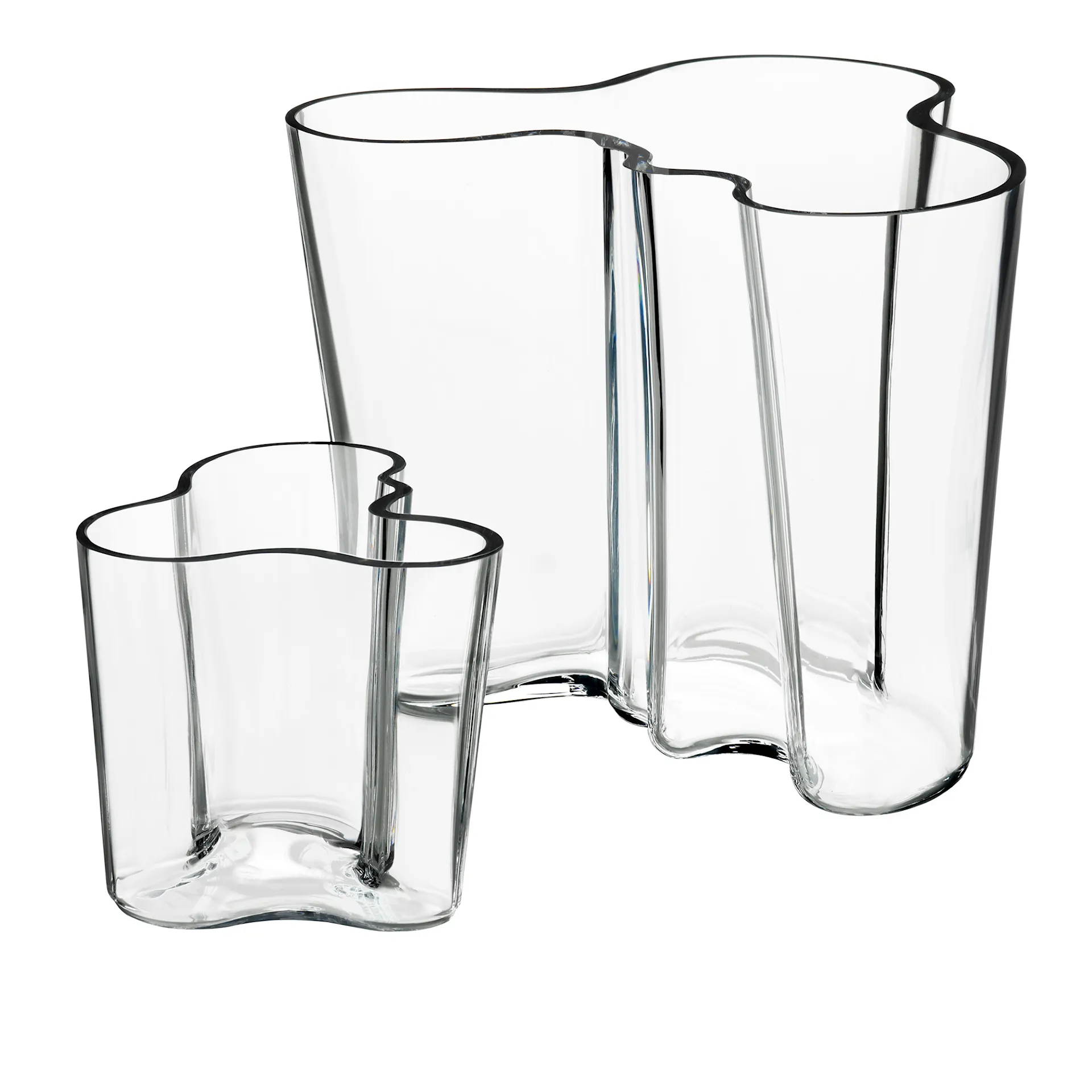 Aalto Vase Sett 160 mm & 95 mm - Iittala - Alvar Aalto - NO GA