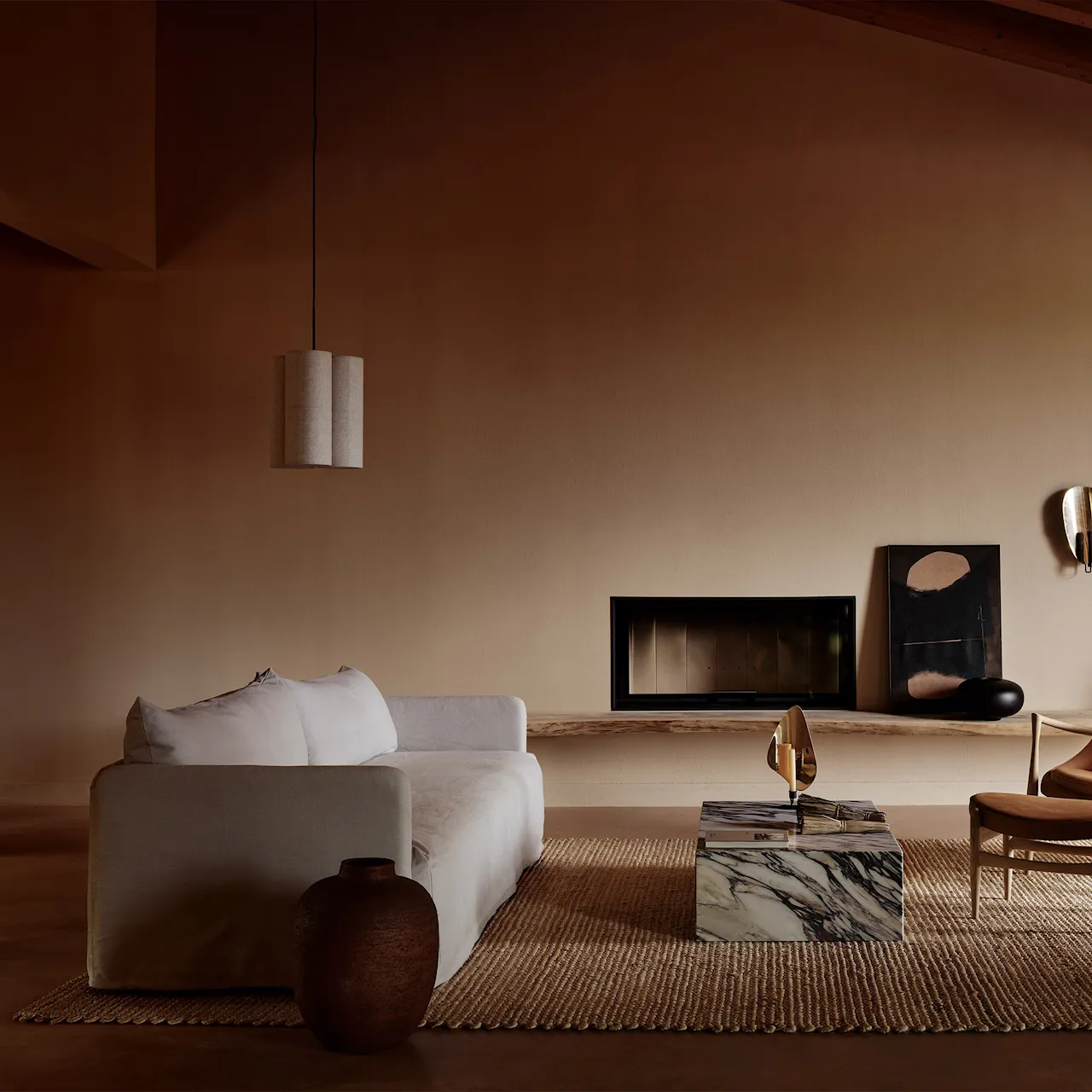 Offset 3-seters sofa