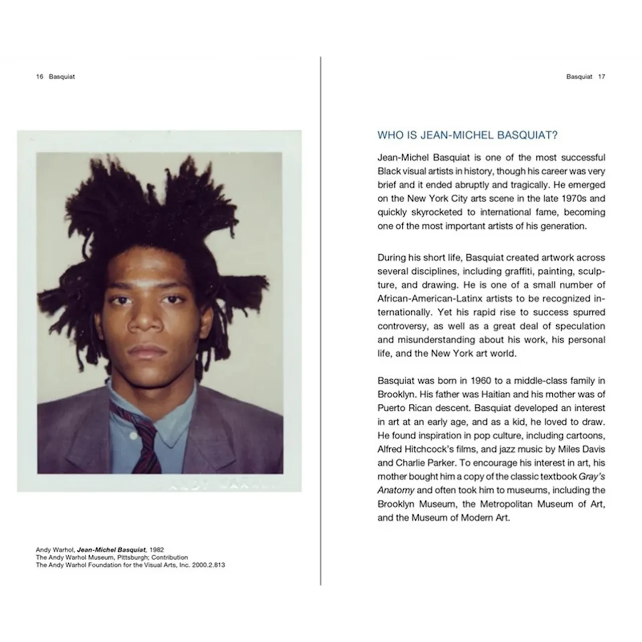 Jean-Michel Basquiat Handbook kunstbok