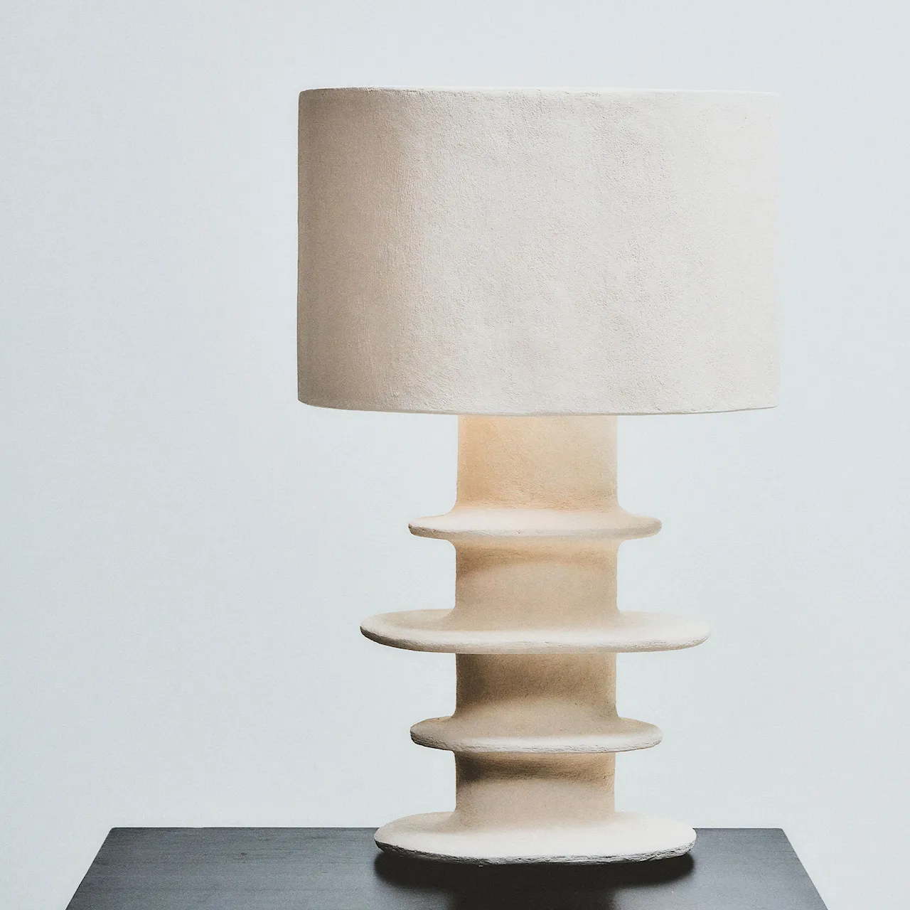 Bordlampe 03 hvit jord