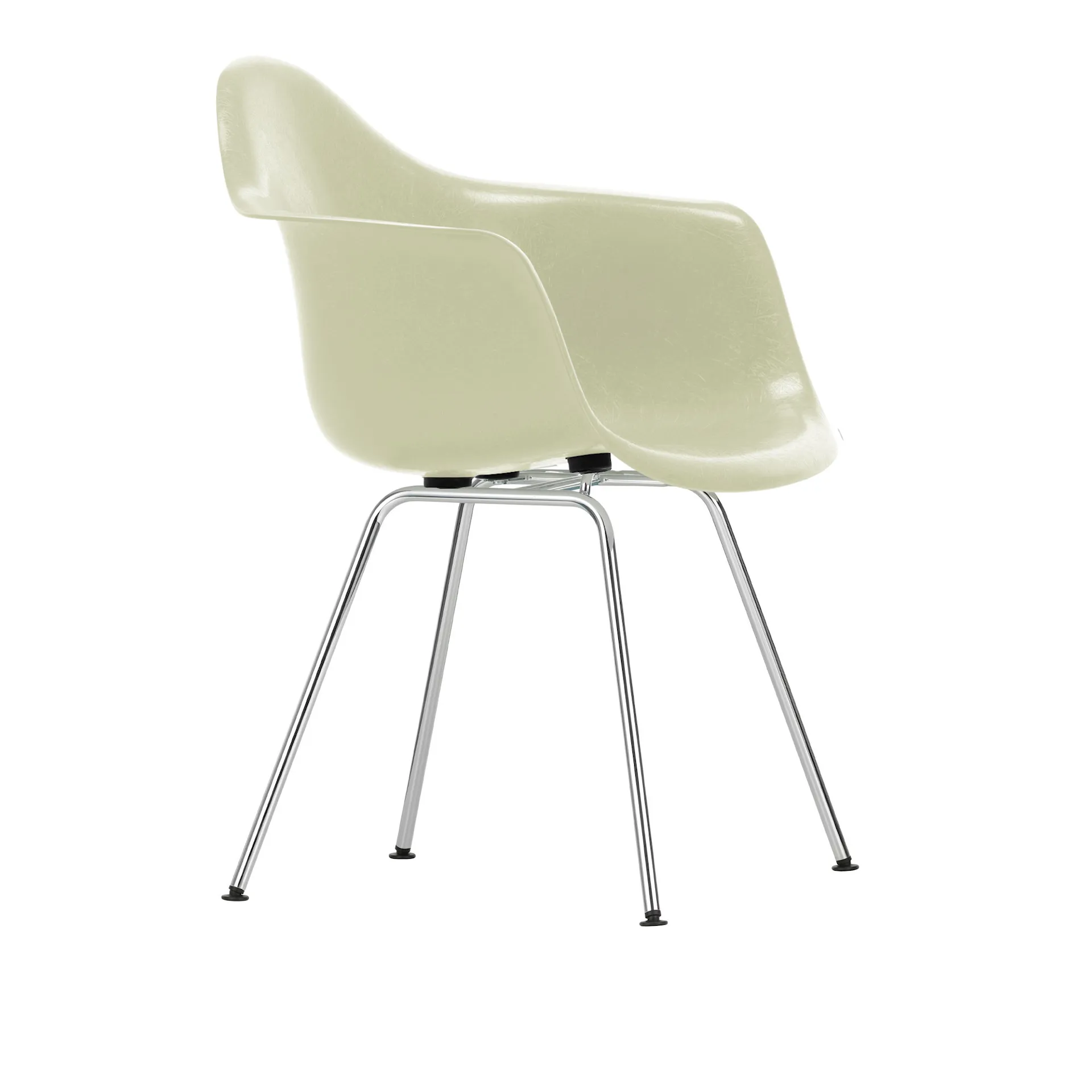 Eames Fiberglass Armchair DAX rammestol Chrome - Vitra - Charles & Ray Eames - NO GA