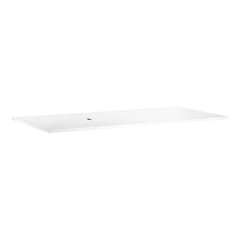 Skrivebordsplate 120x78cm hvit
