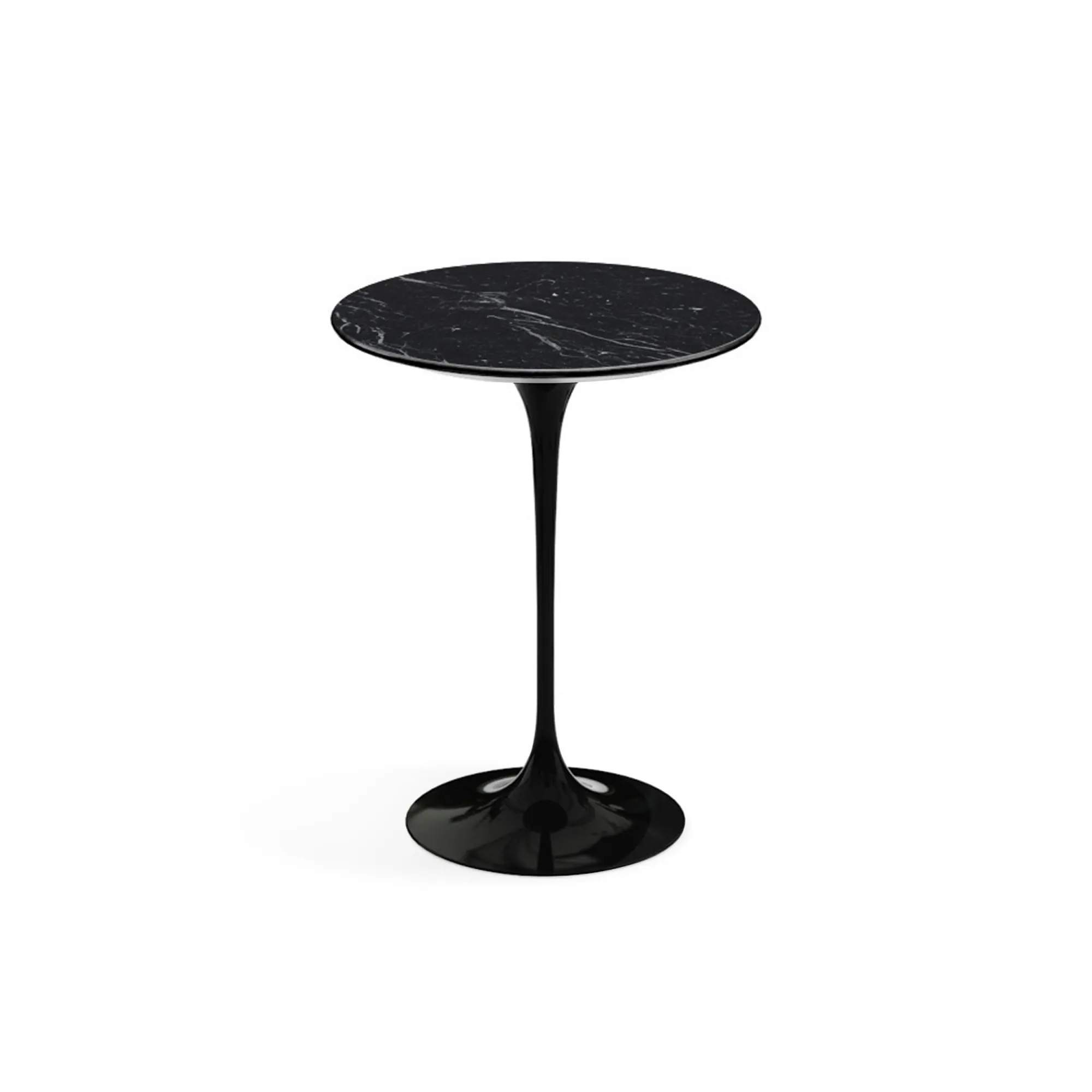 Saarinen Round sidebord Ø 41 cm Black - 1