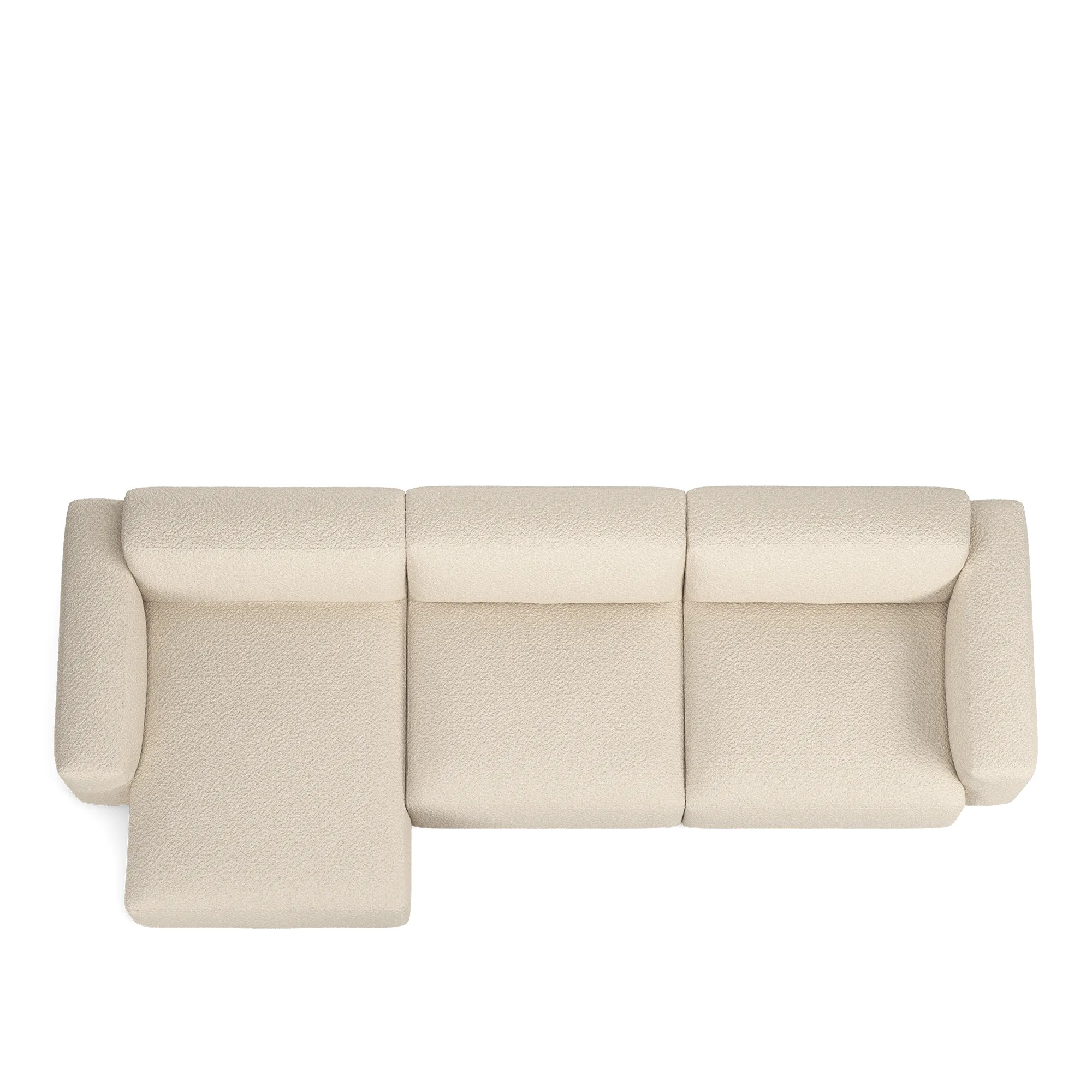 Brick 3-seters sofa sjeselong venstre - 8