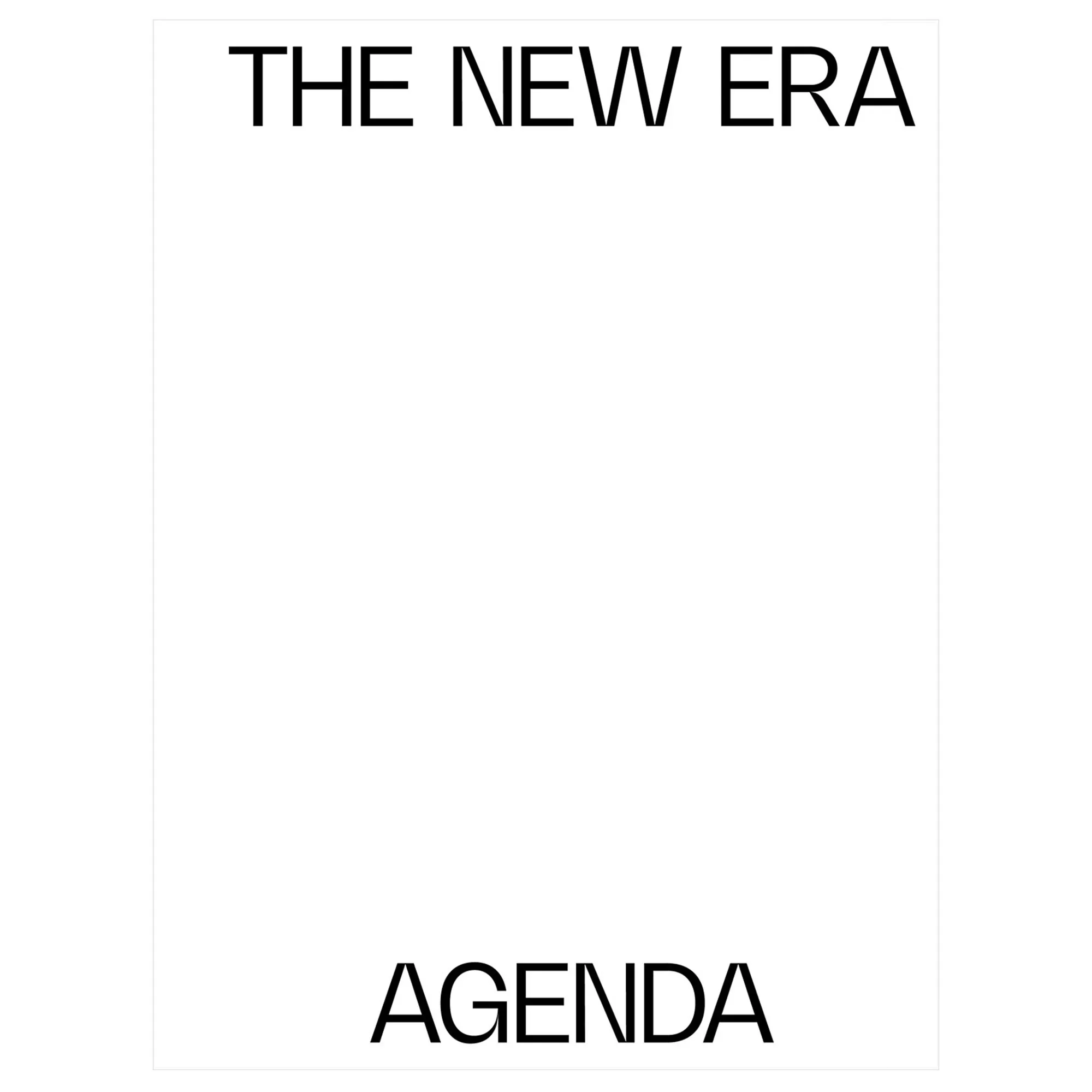 The New Era Agenda Vol 01 - 1