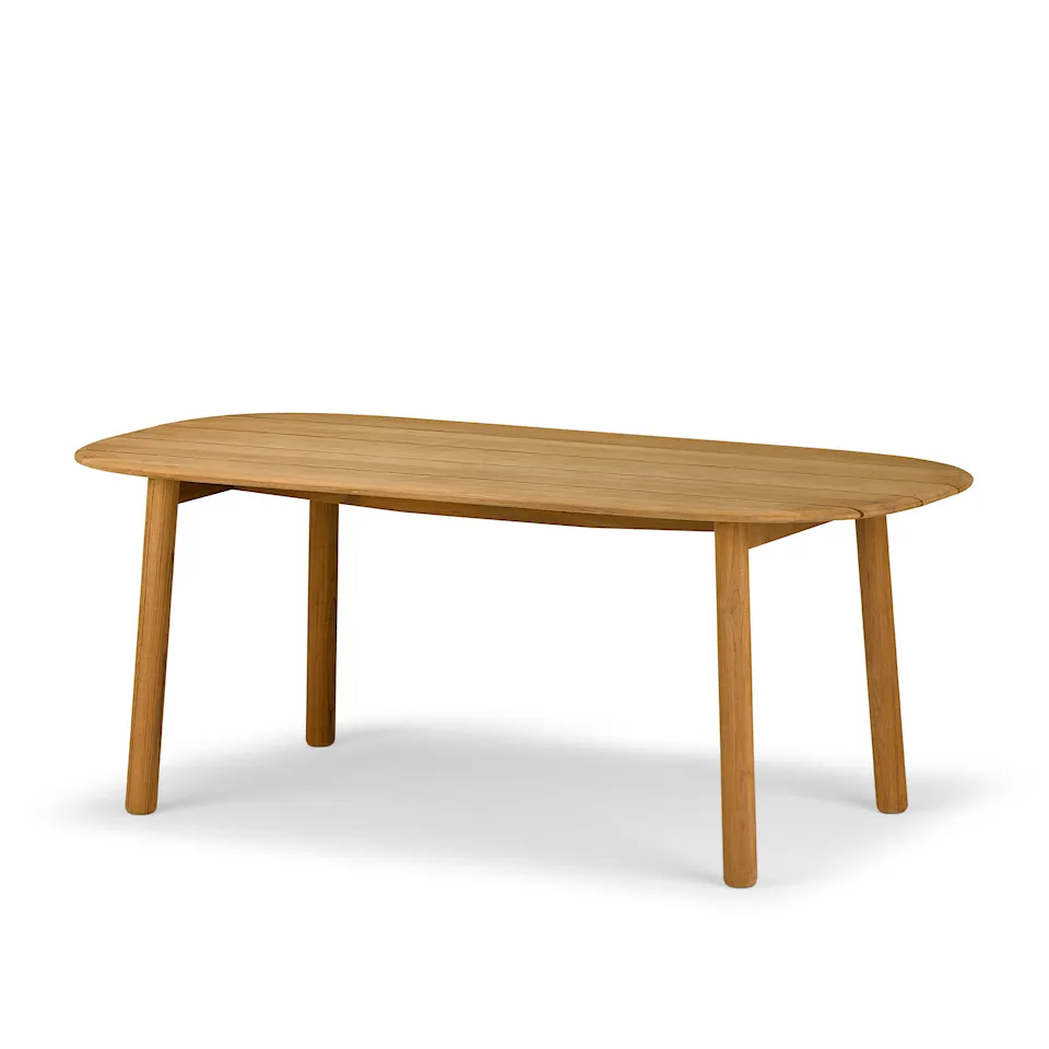 Mbrace Dining Table 200 cm Natural Finish Teak