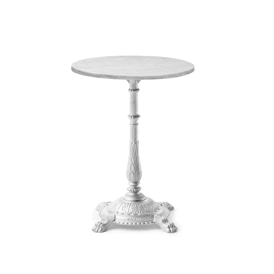 Classic Cafébord Hvit Carrara Marmor