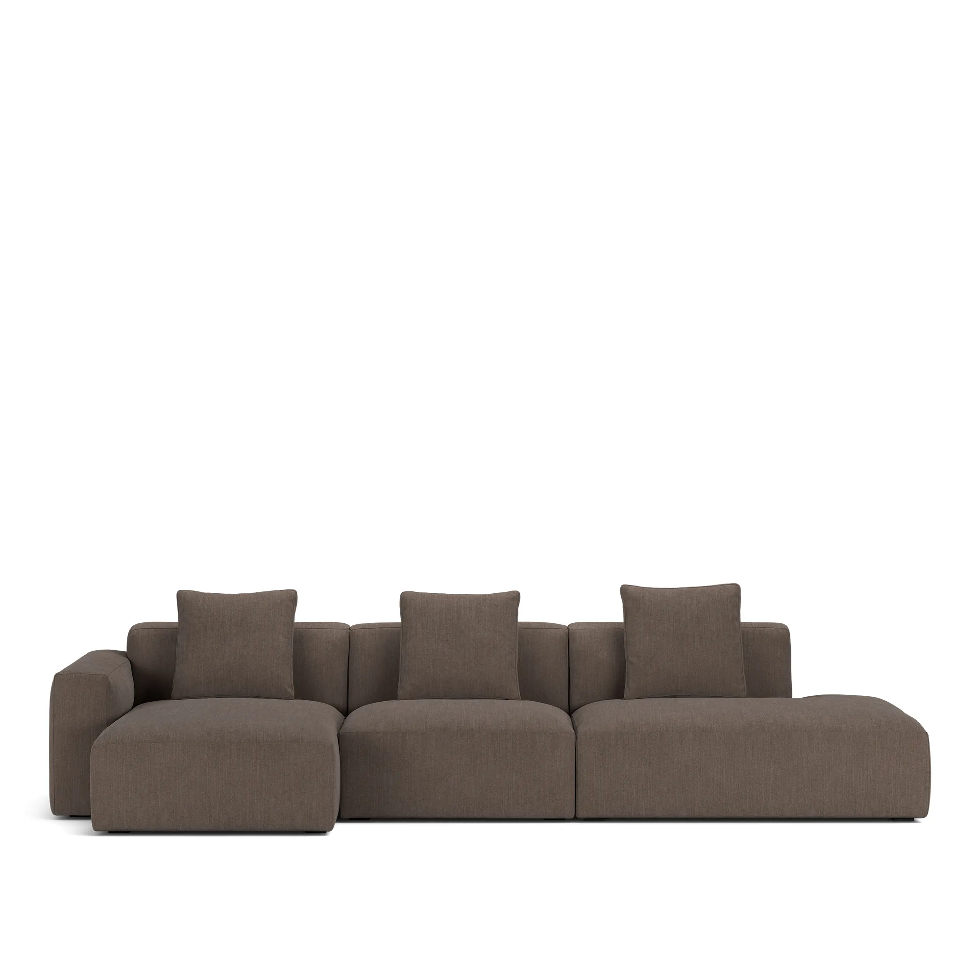 Brick 3-seters sofa sjeselong åpen ende høyre - 10