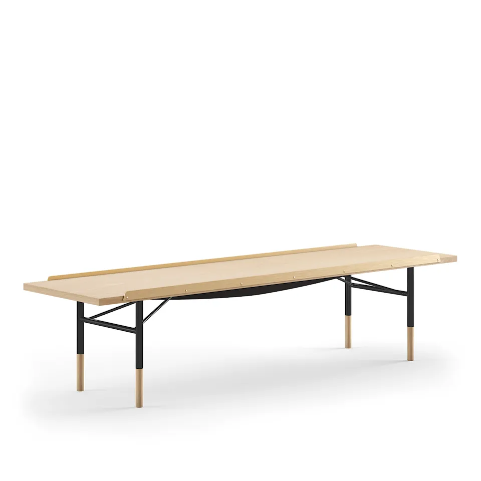 Table Bench Large med mässingskanter