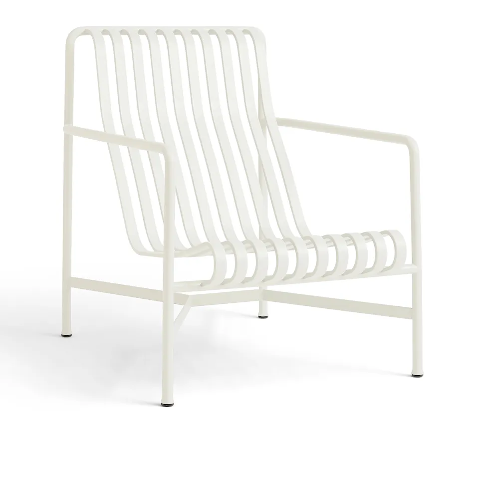 Palisade høy loungestol - Cream White