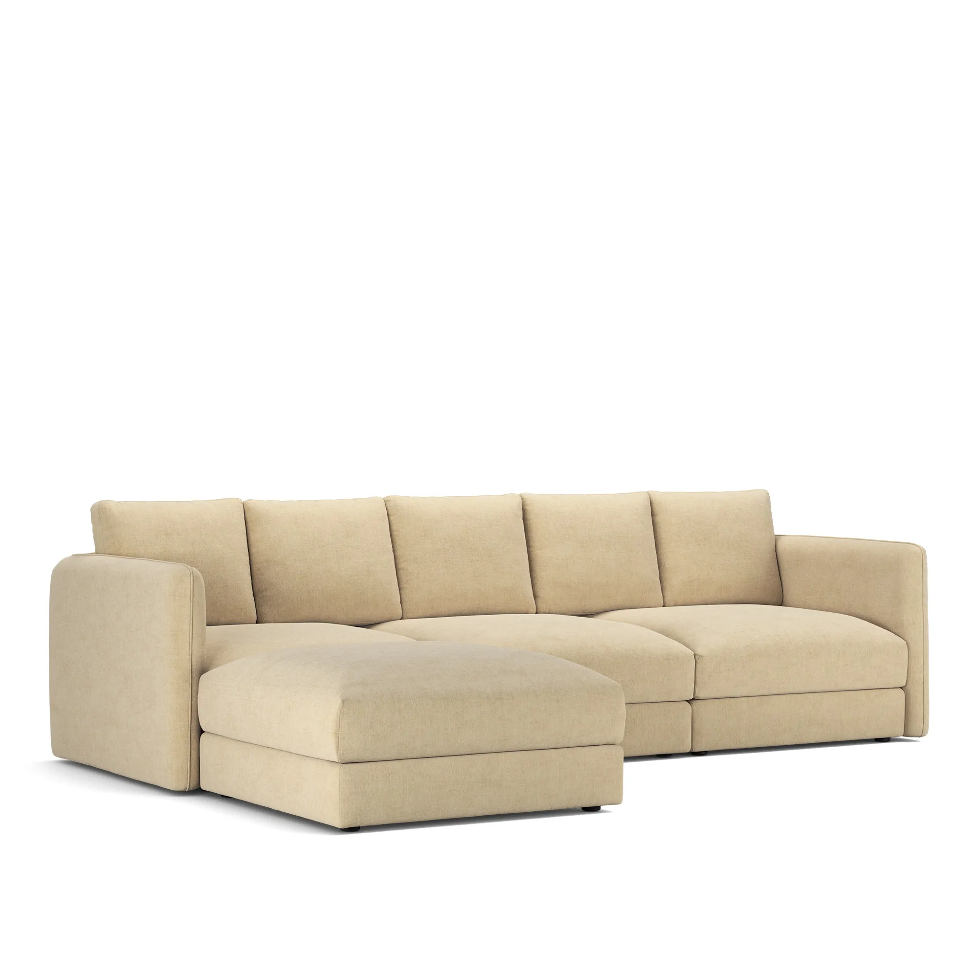 Pavarotti 02 3-seters sofa med fotskammel - 4