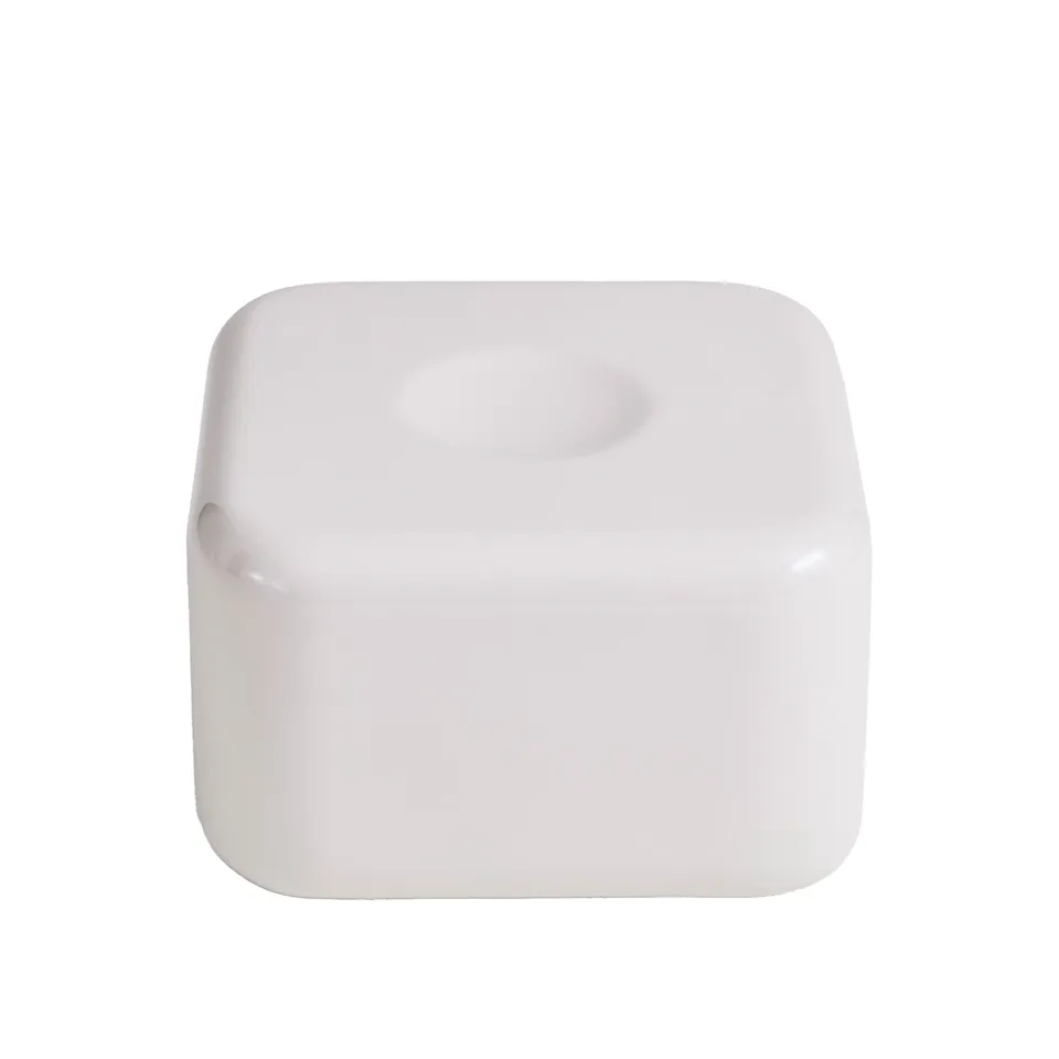 Square module table white