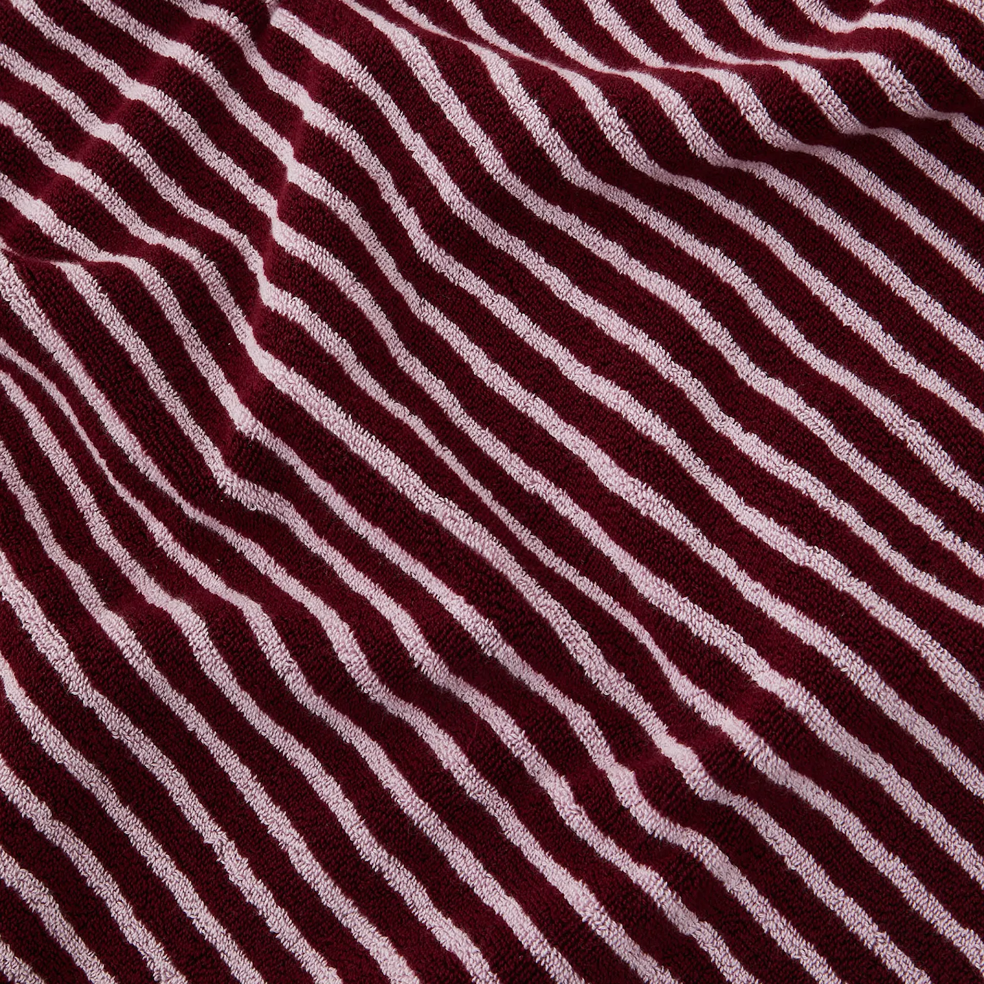 Terry Towel Red & Rose Stripes - TEKLA - NO GA