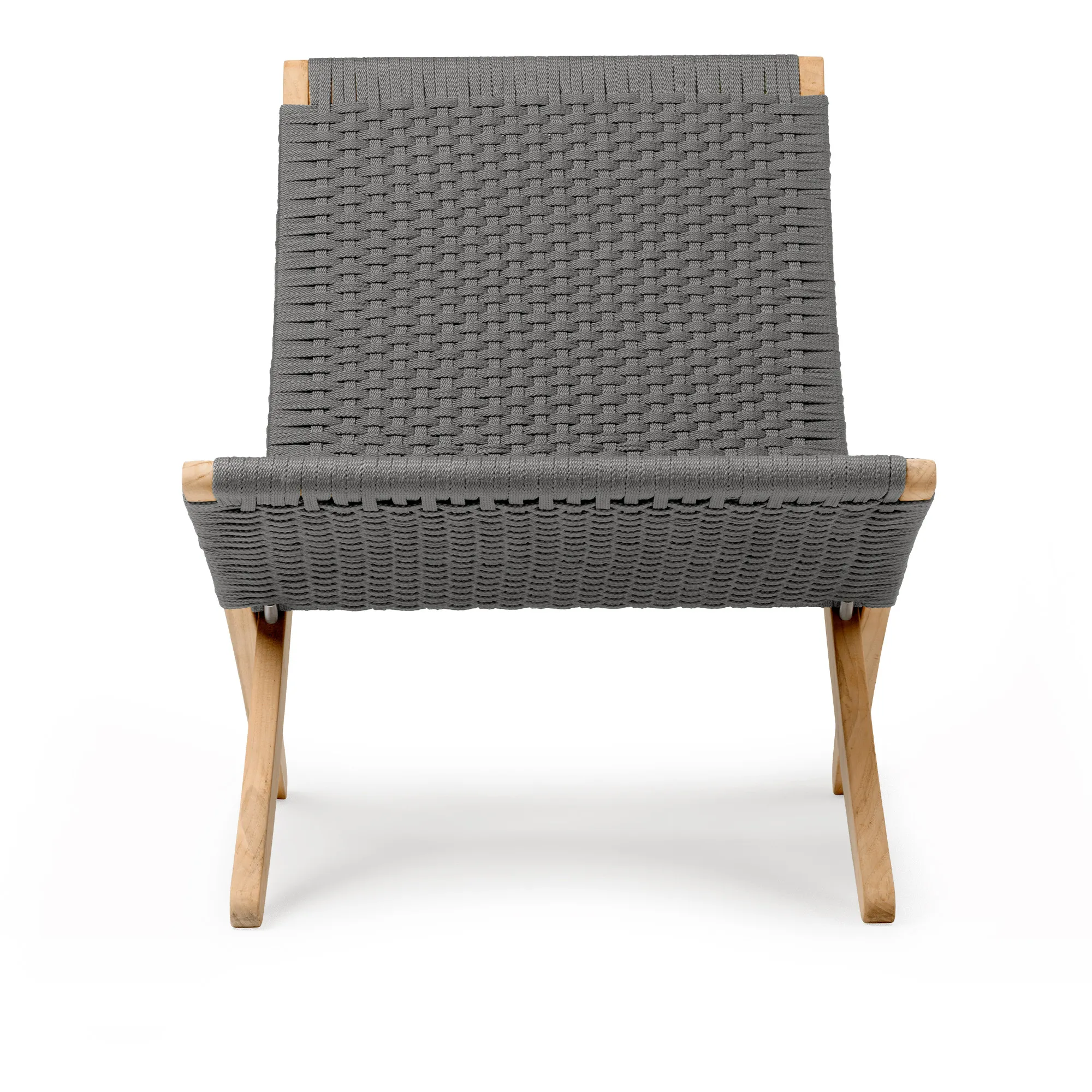 MG501 Outdoor Cuba Chair, Ubehandlet teak/Charcoal 1402 - 1
