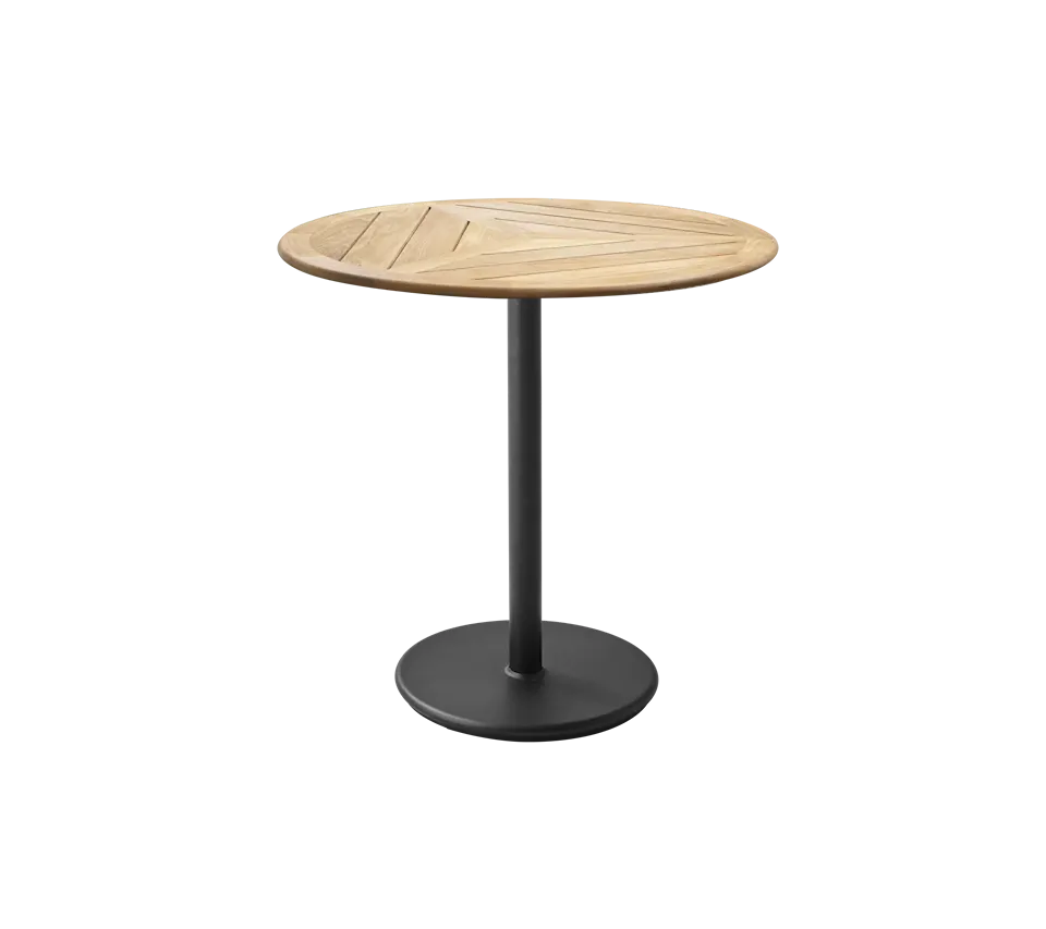 Go kafébord dia. 80 cm Lava Grey