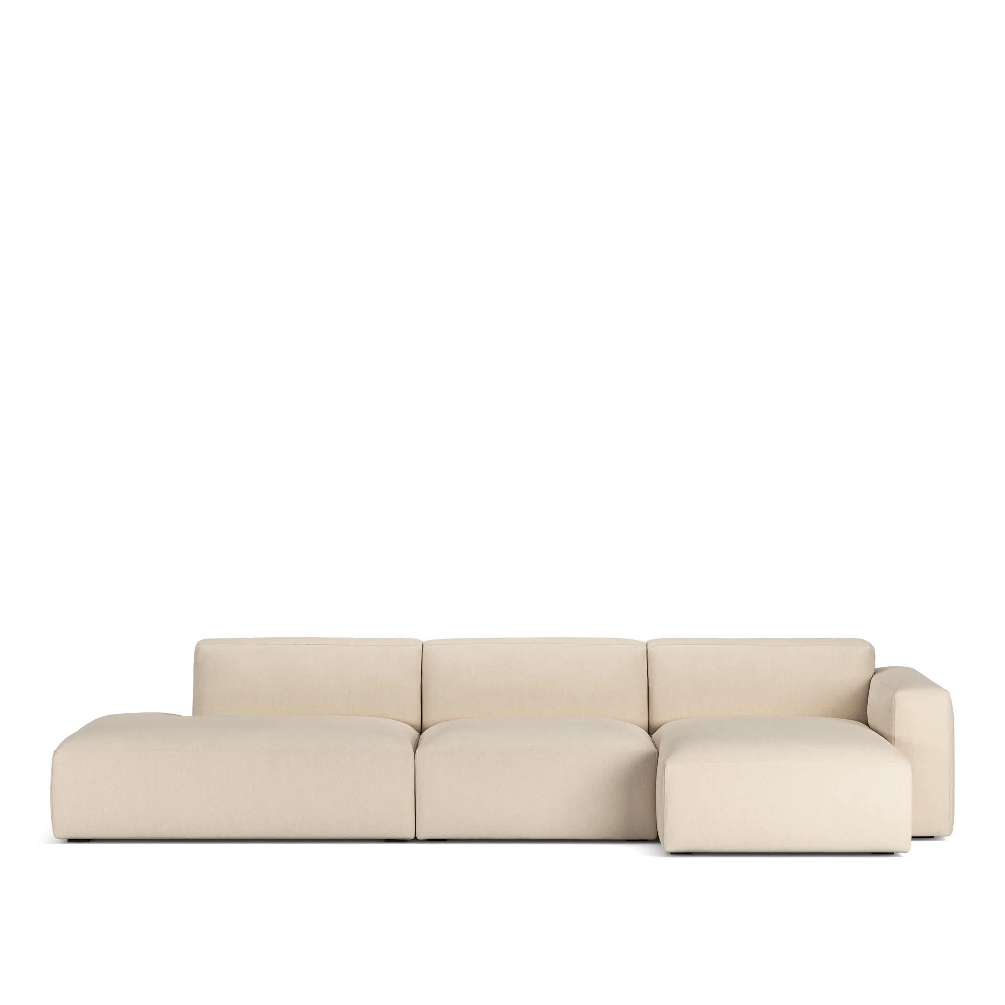 Brick 3-seters sofa sjeselong åpen ende venstre - 1