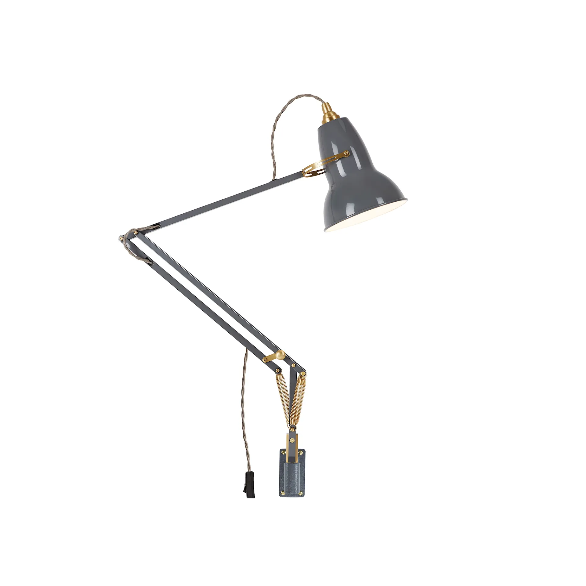 Original 1227 Brass Wall Mounted Lamp - Anglepoise - NO GA